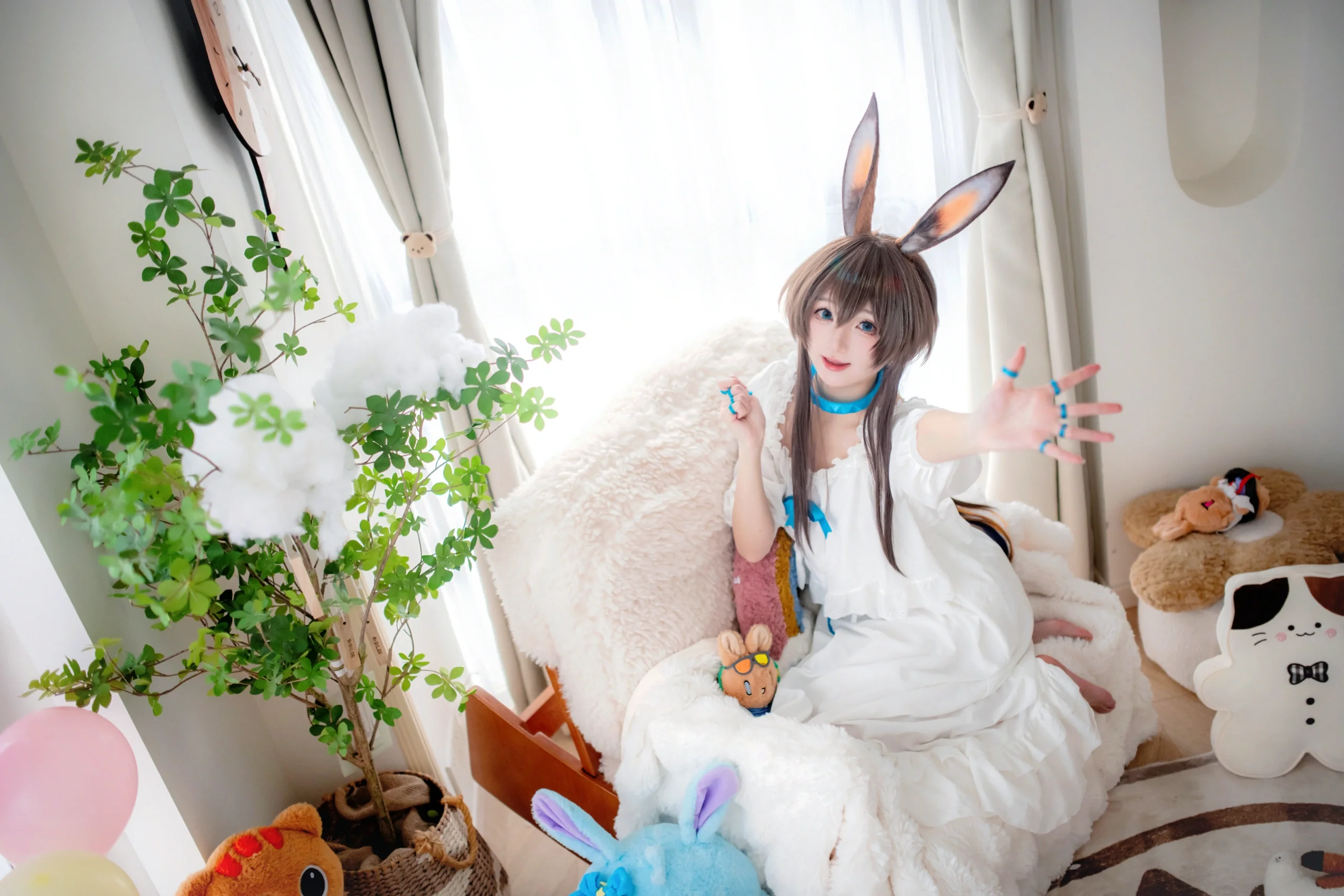 【アーミヤ コスプレ】ロドスアイランドCEOの暖かく穏やかなパジャマパーティータイム - 6 枚目