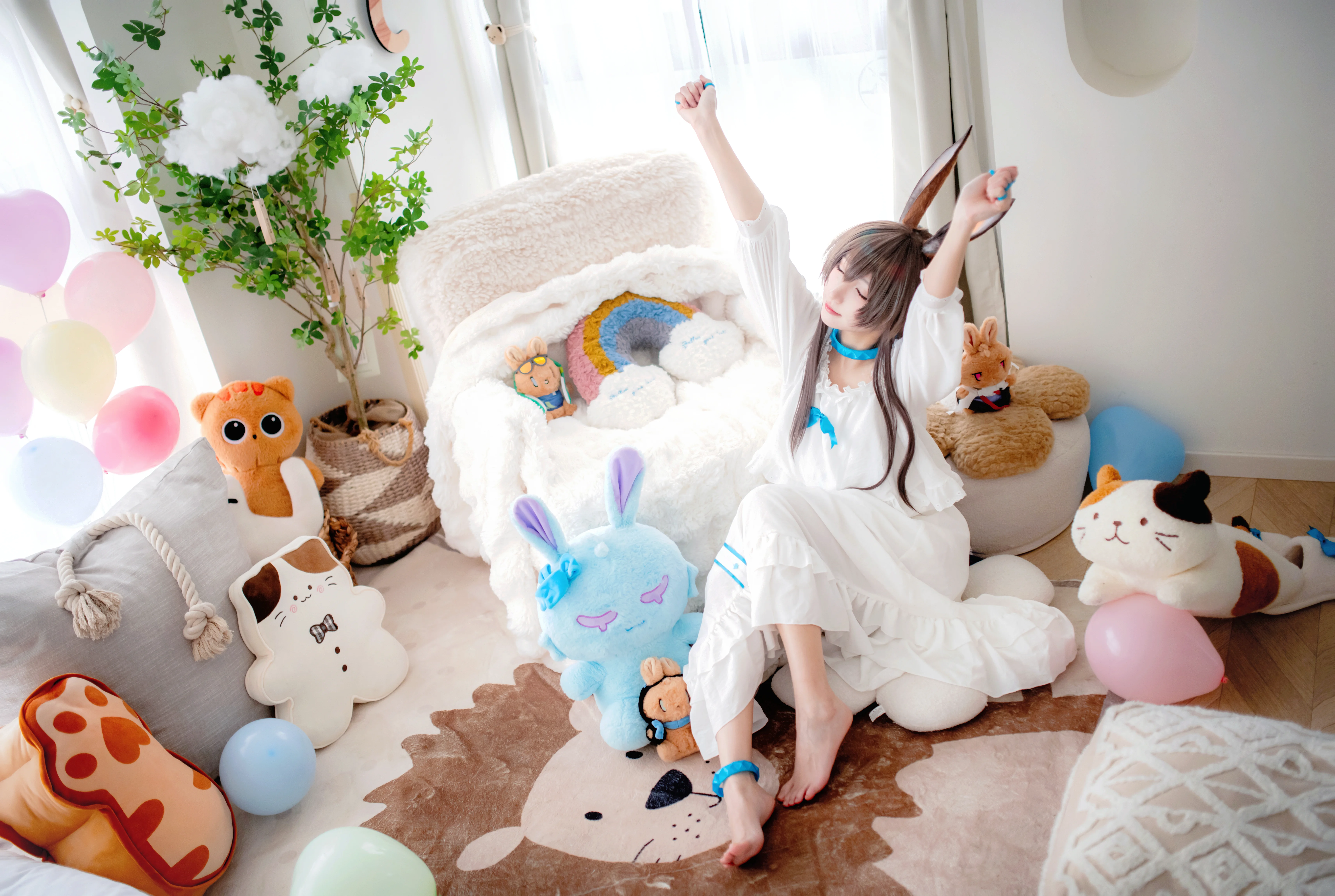 【アーミヤ コスプレ】ロドスアイランドCEOの暖かく穏やかなパジャマパーティータイム - 7 枚目