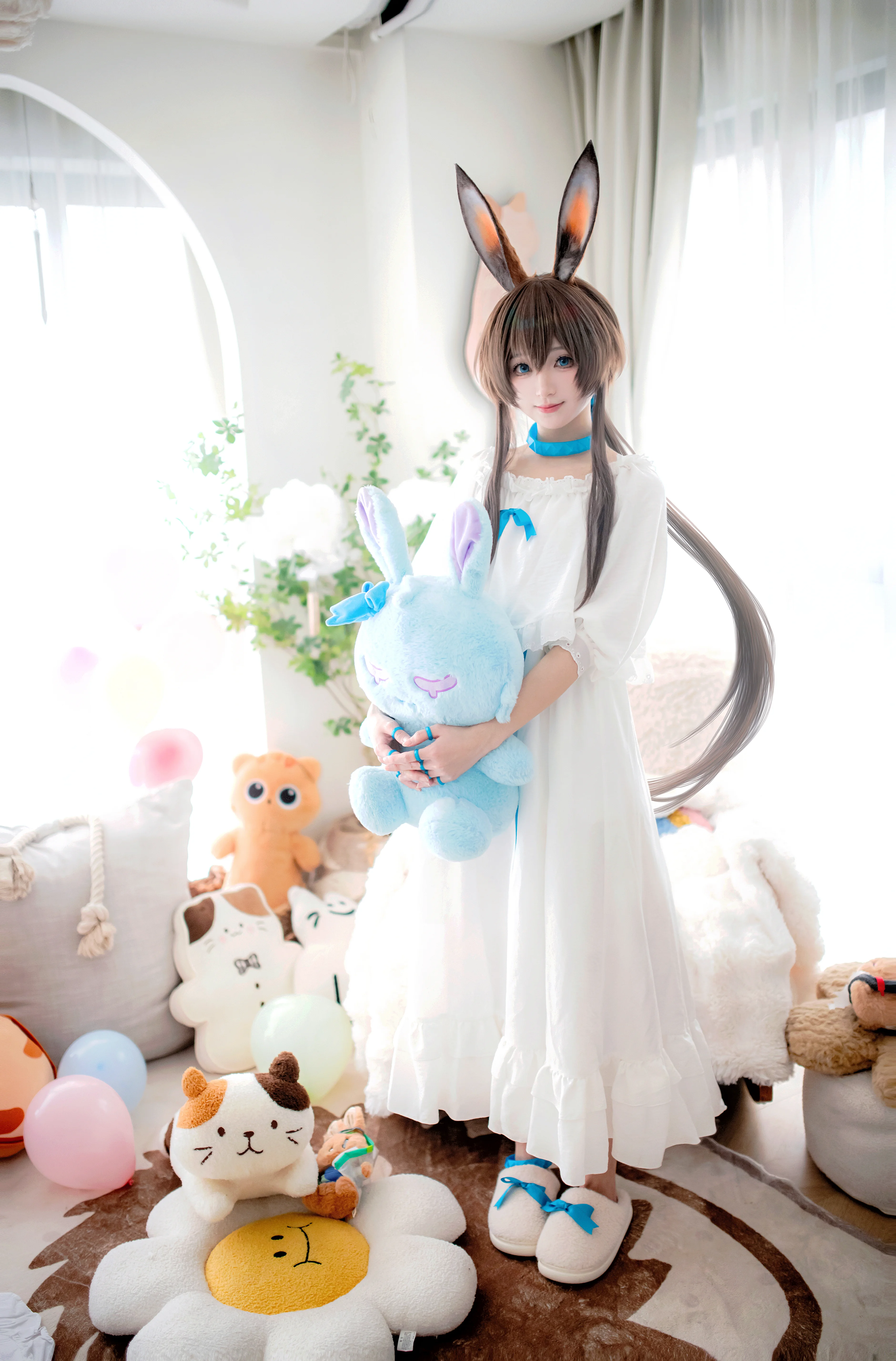 【アーミヤ コスプレ】ロドスアイランドCEOの暖かく穏やかなパジャマパーティータイム - 8 枚目
