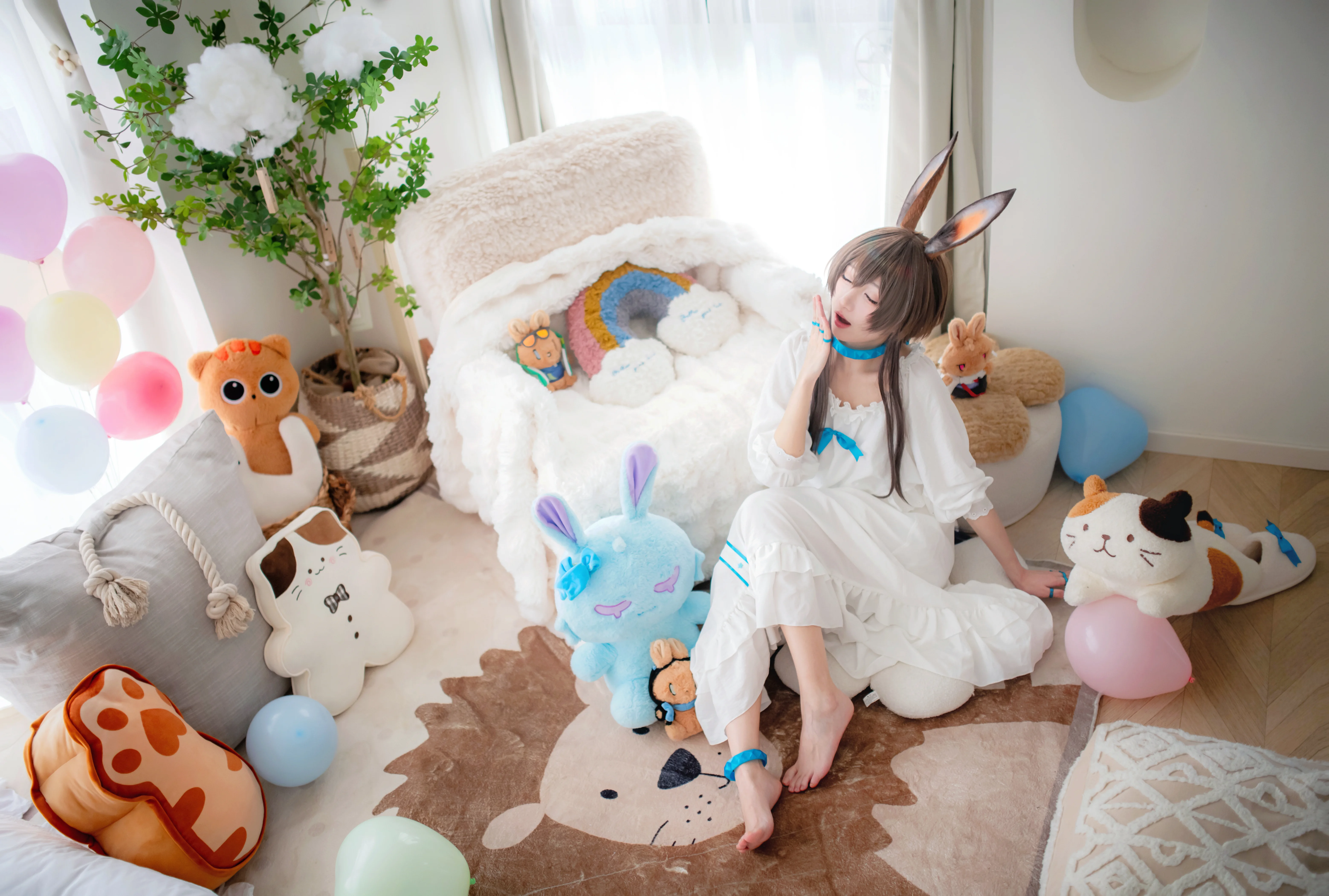 【アーミヤ コスプレ】ロドスアイランドCEOの暖かく穏やかなパジャマパーティータイム - 9 枚目