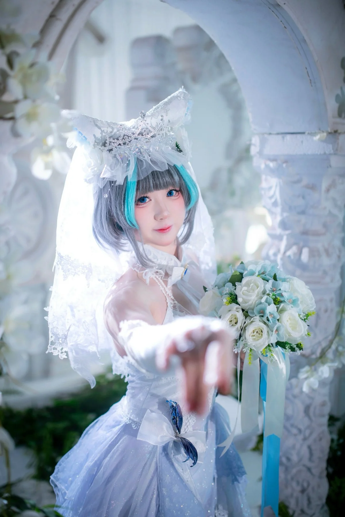 【柴郡cos】碧蓝航线，誓约花嫁的圣洁与灵动