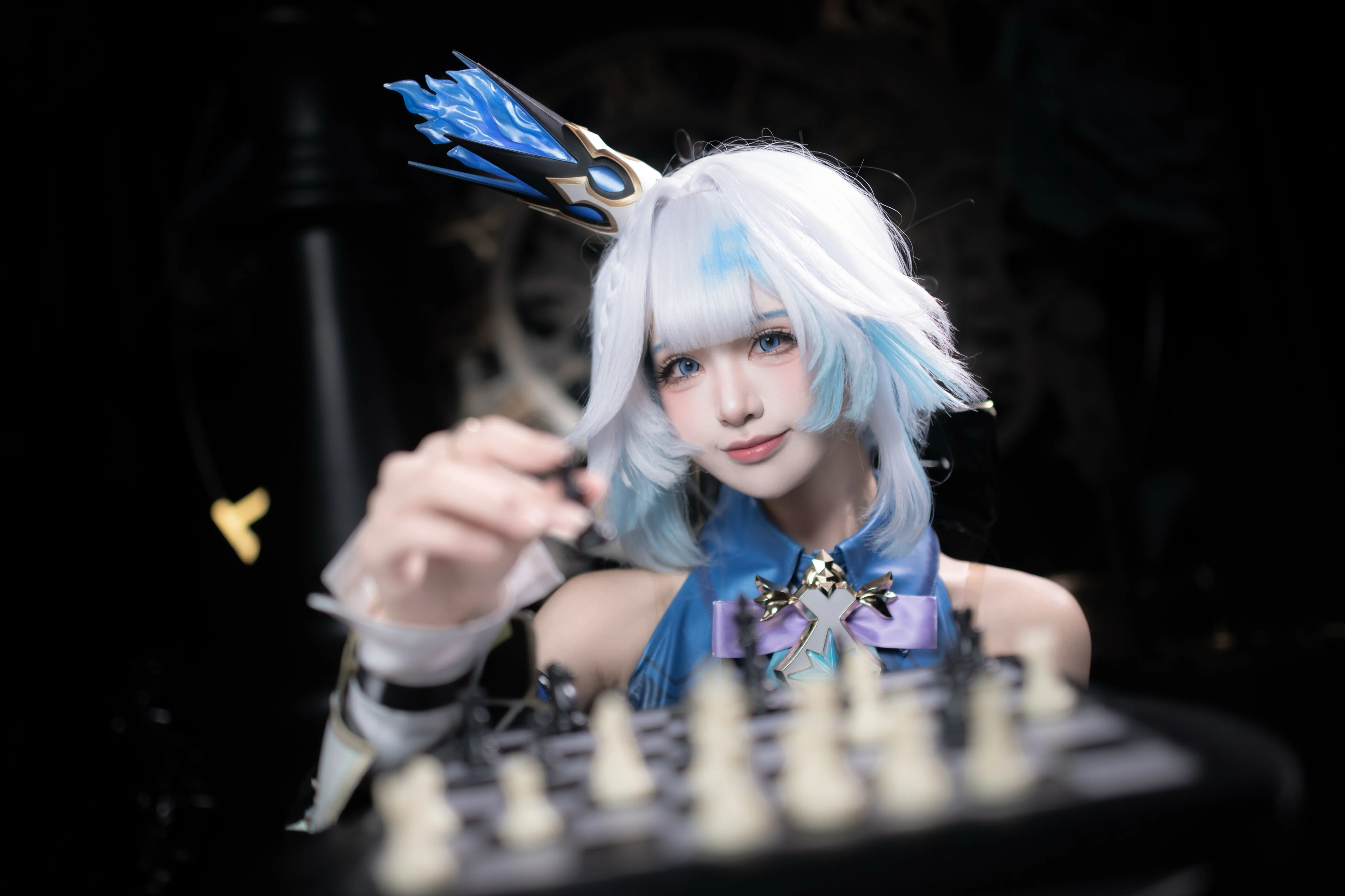 [Cerydra cosplay] Above the Chessboard of Honkai: Star Rail, the Elegant Game of the Chess Player