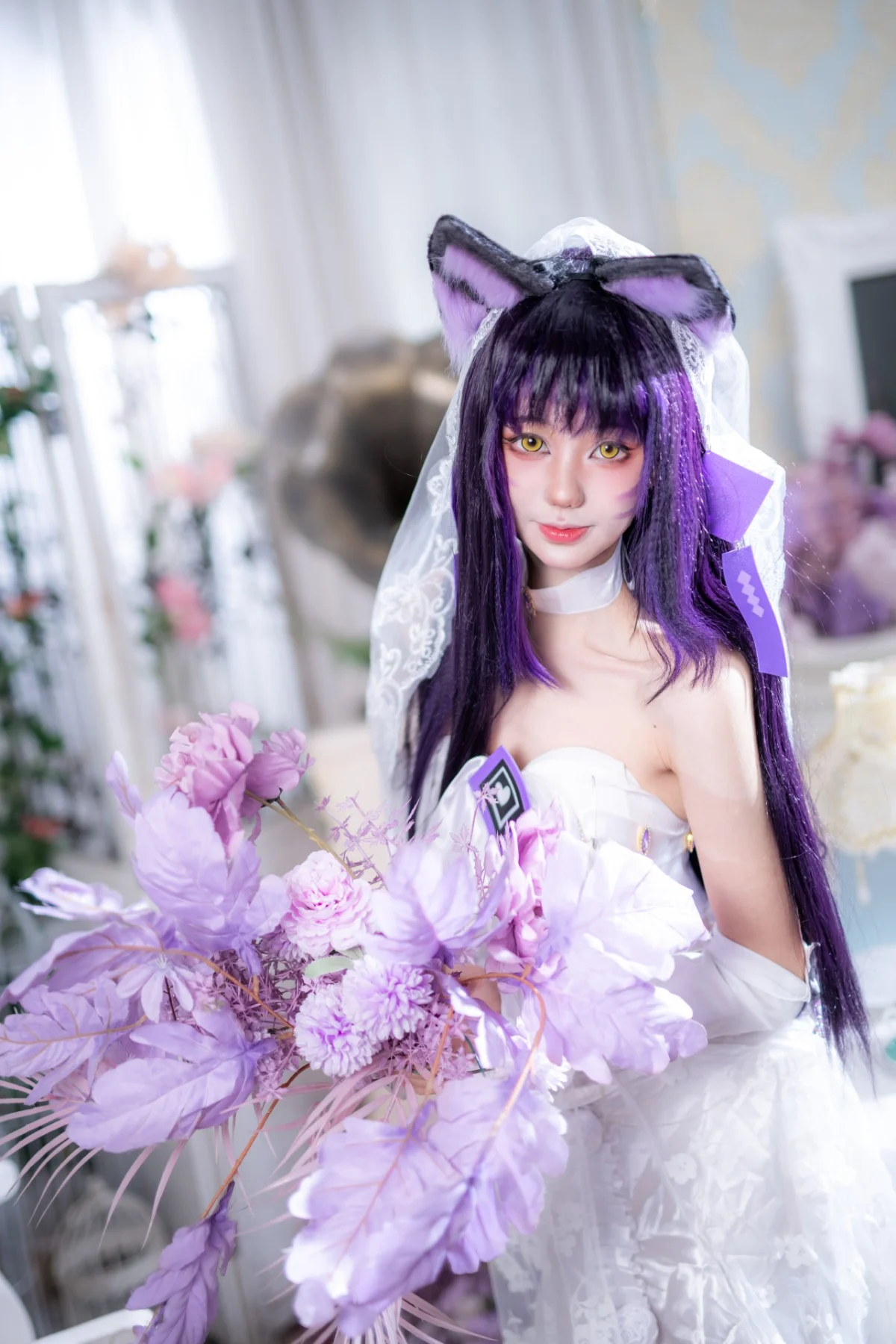 【武藏cos】碧蓝航线武藏花嫁复古场景正片 - 第 4 张