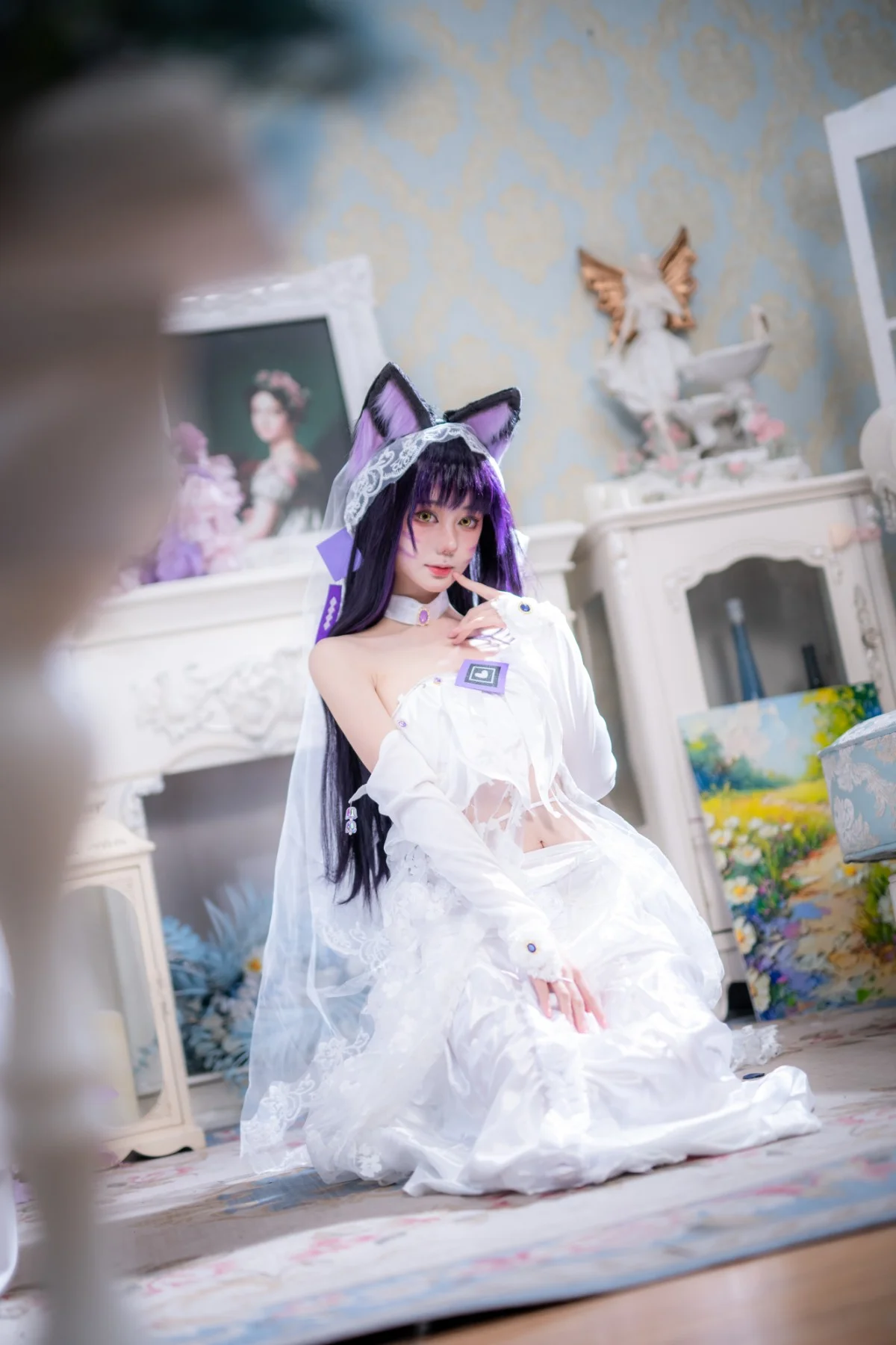 【武藏cos】碧蓝航线武藏花嫁复古场景正片 - 第 6 张