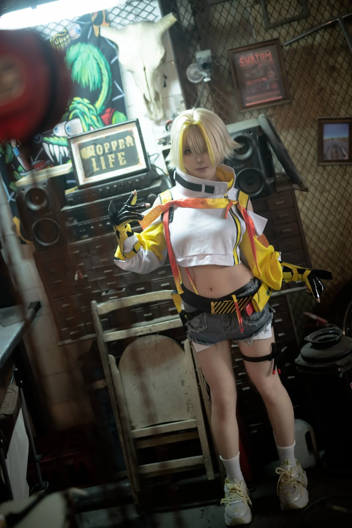 [Eleg cosplay] Goddess of Victory: Nikke, The Techwear Mechanic of the Auto Repair Shop - Image 4