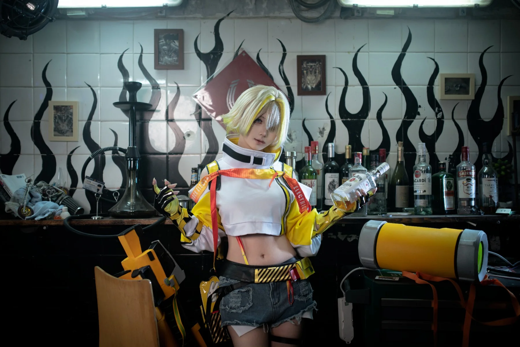 【エレグのコスプレ】勝利の女神:NIKKE、自動車整備工場のテックウェアメカニック