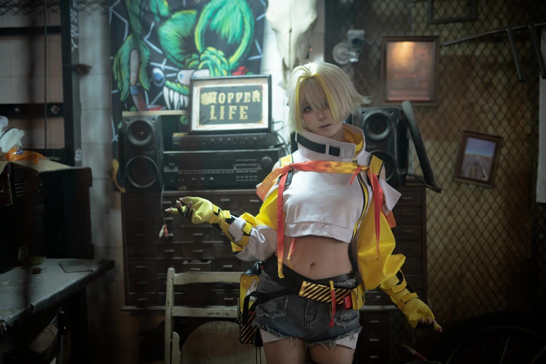 [Eleg cosplay] Goddess of Victory: Nikke, The Techwear Mechanic of the Auto Repair Shop - Image 7