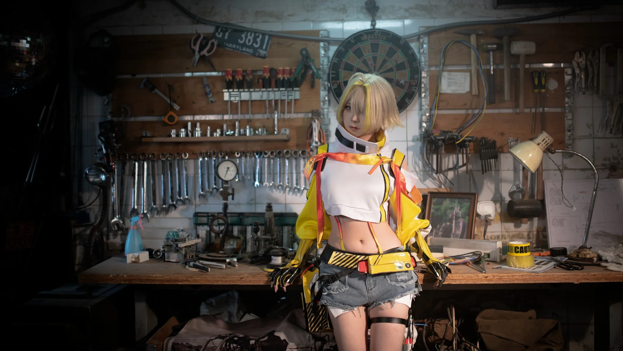 [Eleg cosplay] Goddess of Victory: Nikke, The Techwear Mechanic of the Auto Repair Shop - Image 9