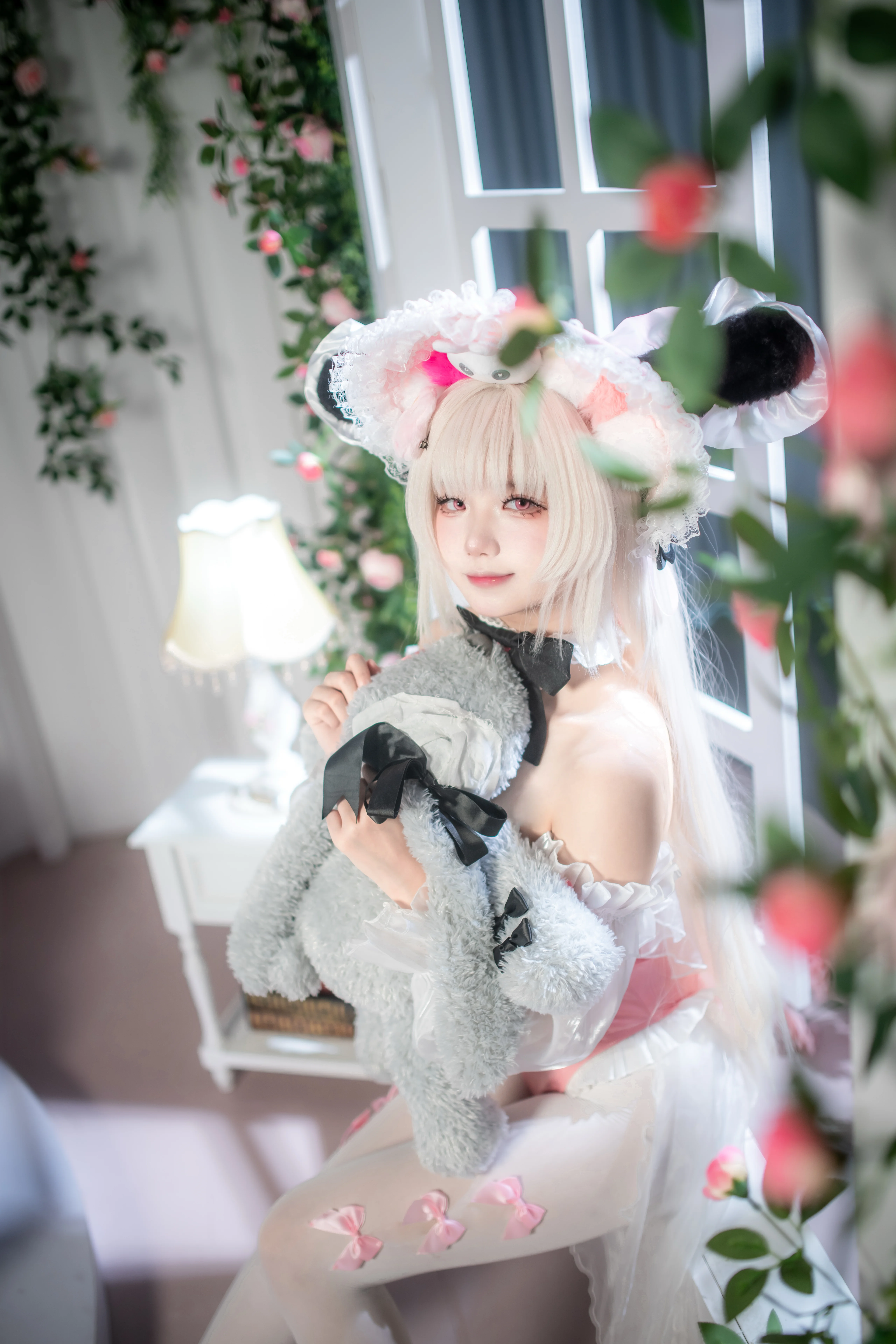 [Halford cosplay] The Light of Azur Lane Wrapped in Pink and White Gauze - Image 7