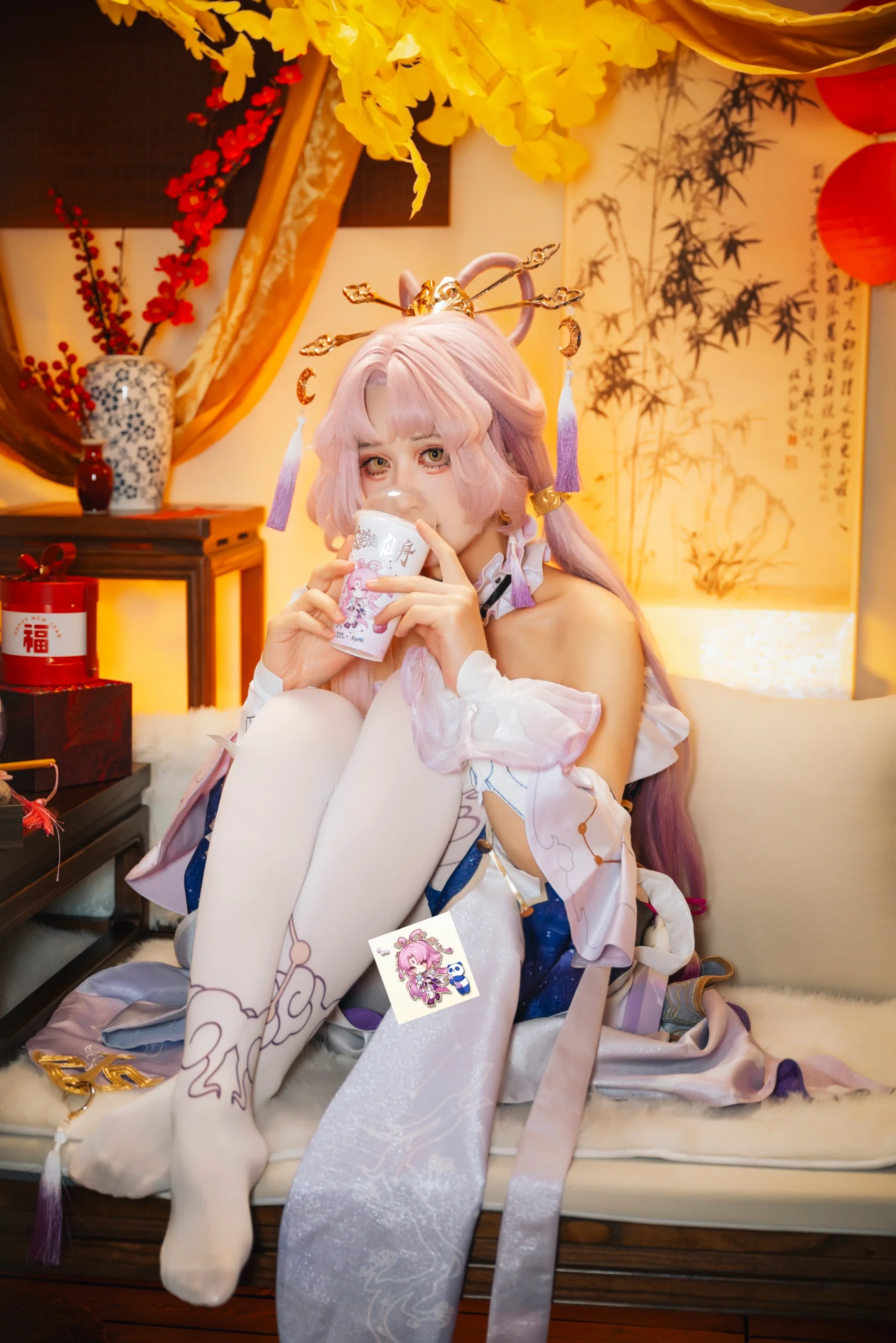 【符玄cos】崩坏星穹铁道太卜司大人的新春摸鱼时刻 - 第 2 张