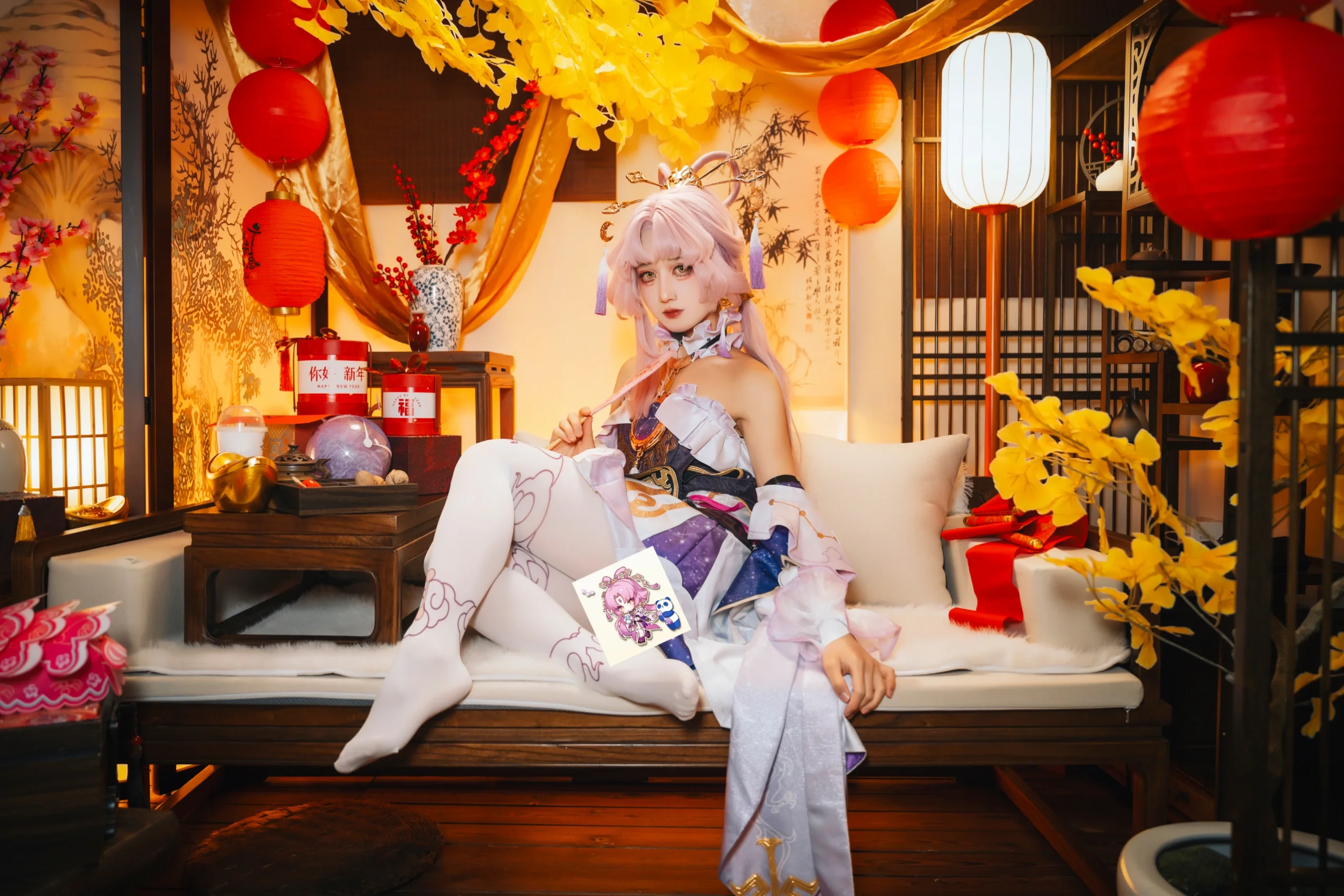【符玄cos】崩坏星穹铁道太卜司大人的新春摸鱼时刻 - 第 3 张