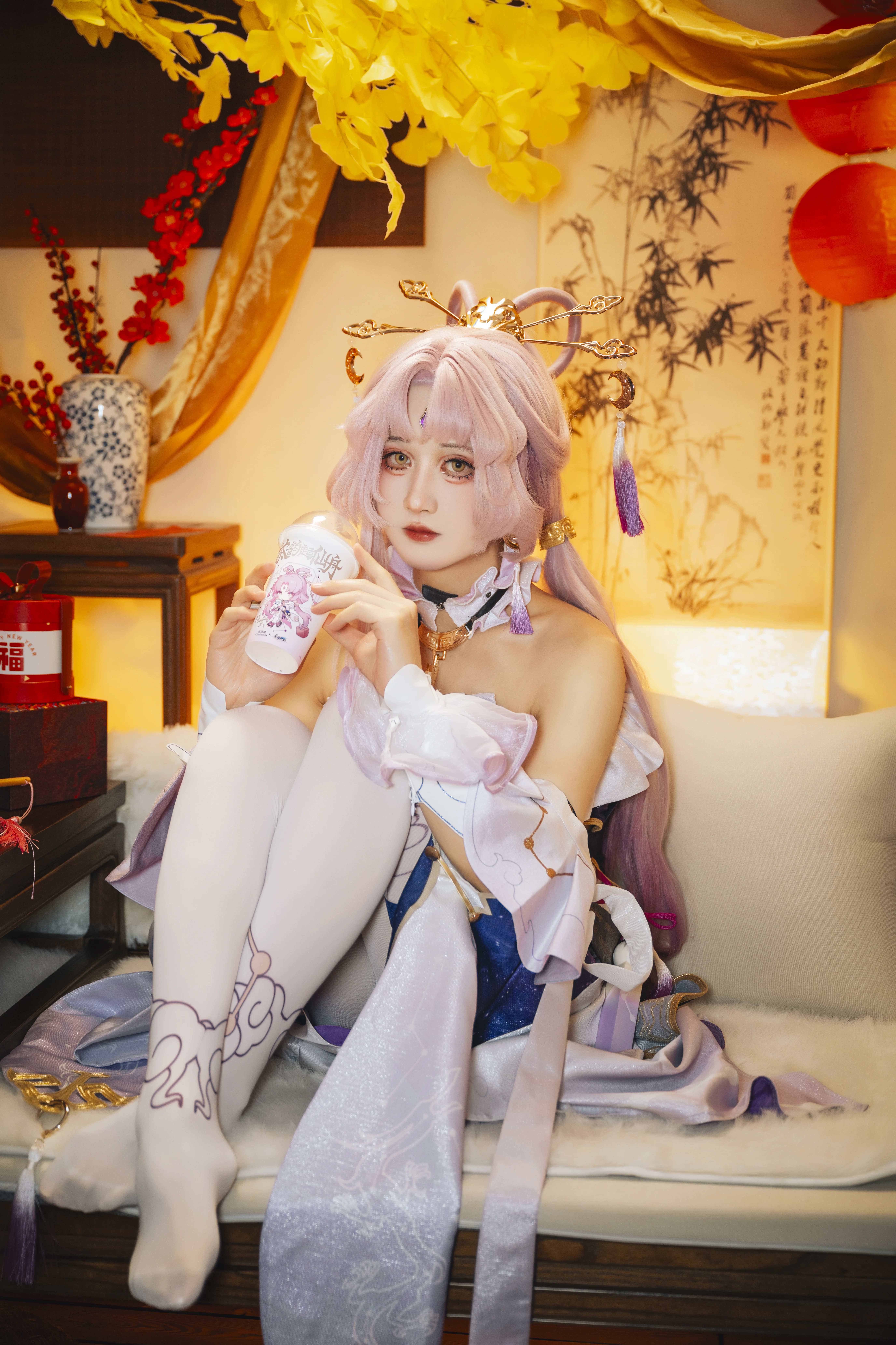 【符玄cos】崩坏星穹铁道太卜司大人的新春摸鱼时刻 - 第 5 张