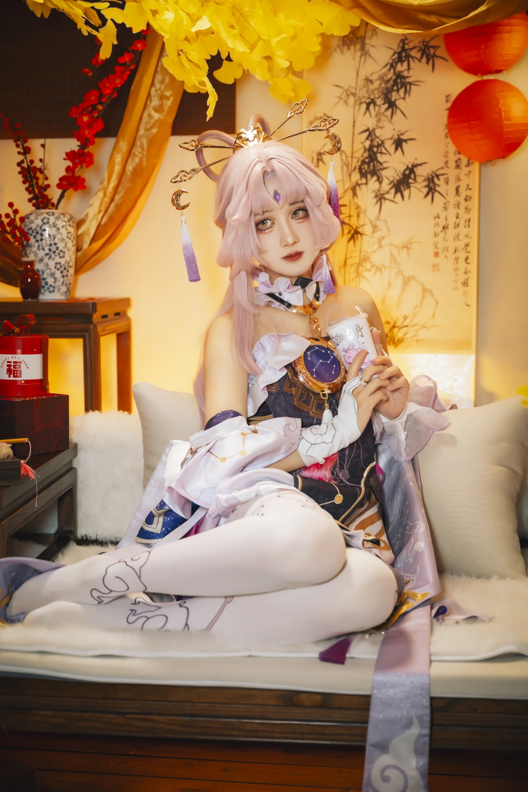 【符玄cos】崩坏星穹铁道太卜司大人的新春摸鱼时刻 - 第 6 张