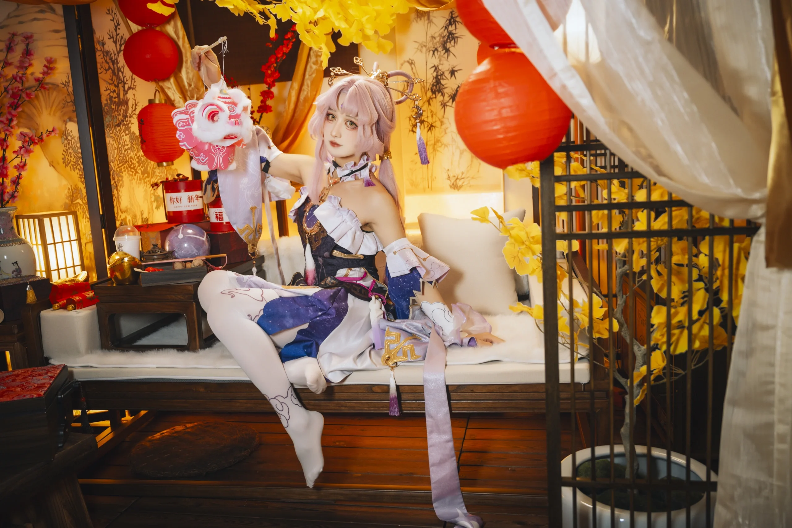 【符玄cos】崩坏星穹铁道太卜司大人的新春摸鱼时刻 - 第 8 张