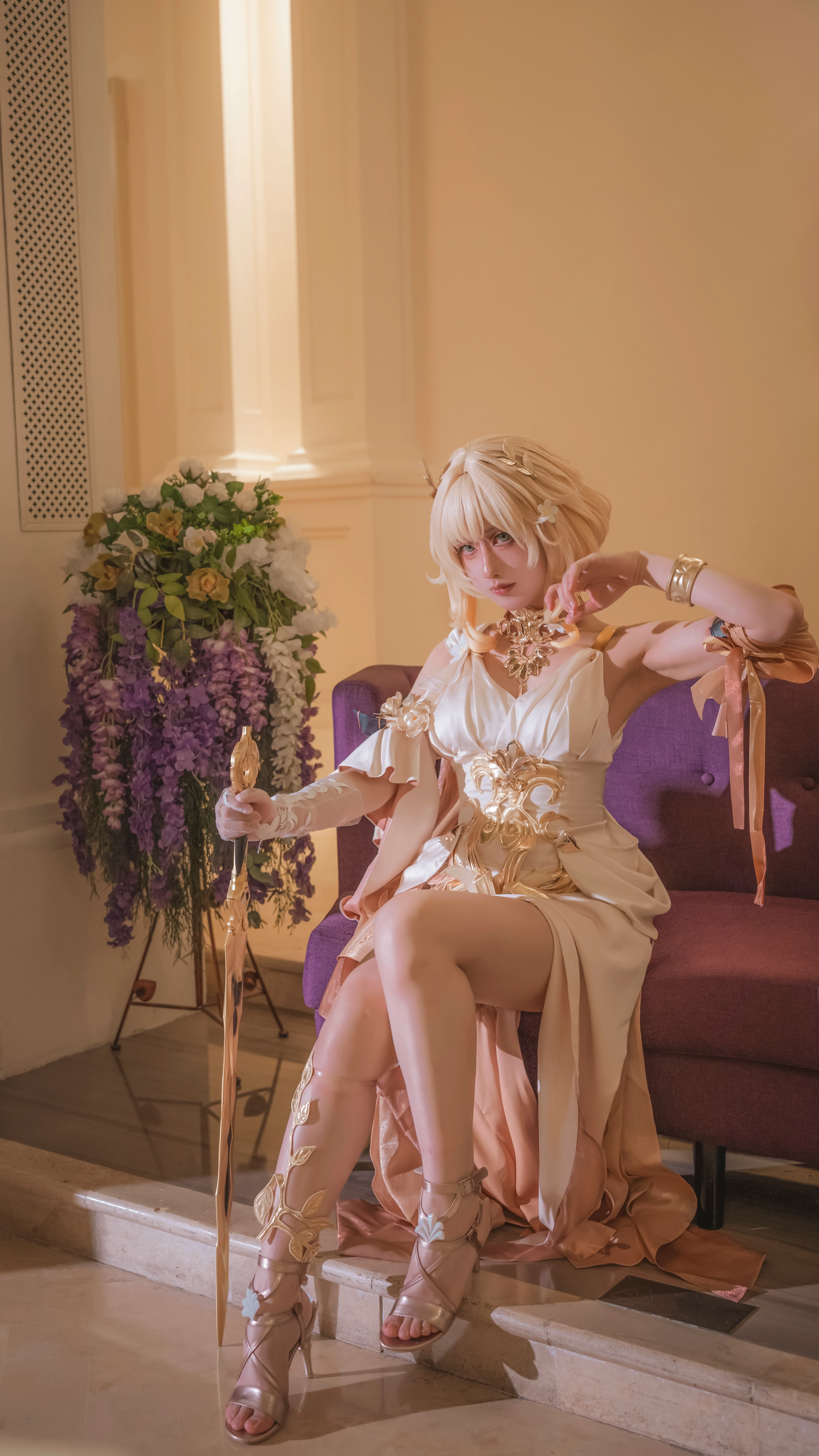 【阿格莱雅cos】崩坏星穹铁道里的黄金时刻