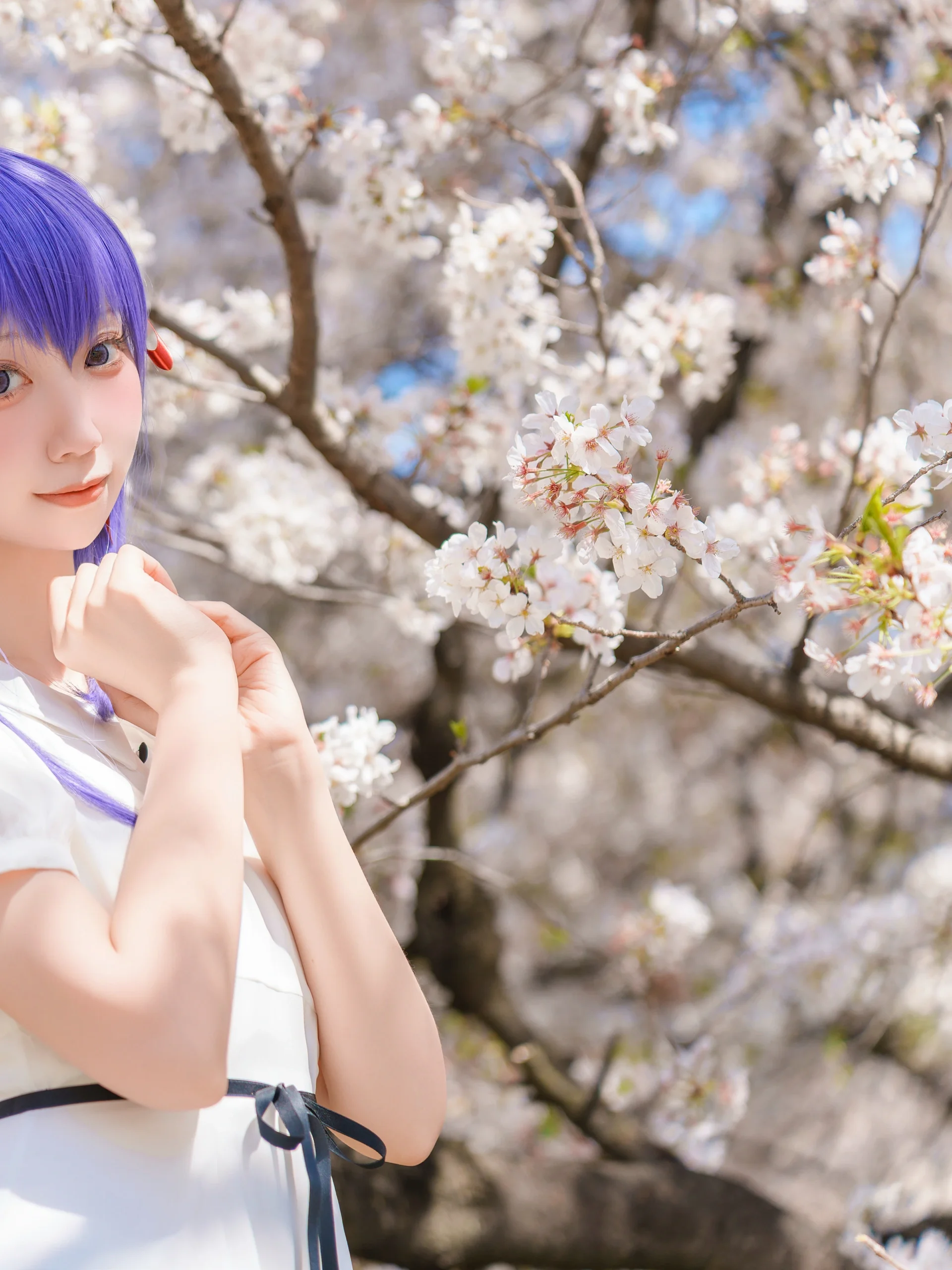 【间桐樱cos】在樱花盛开的季节与Fate系列里的她共度温柔时光 - 第3张