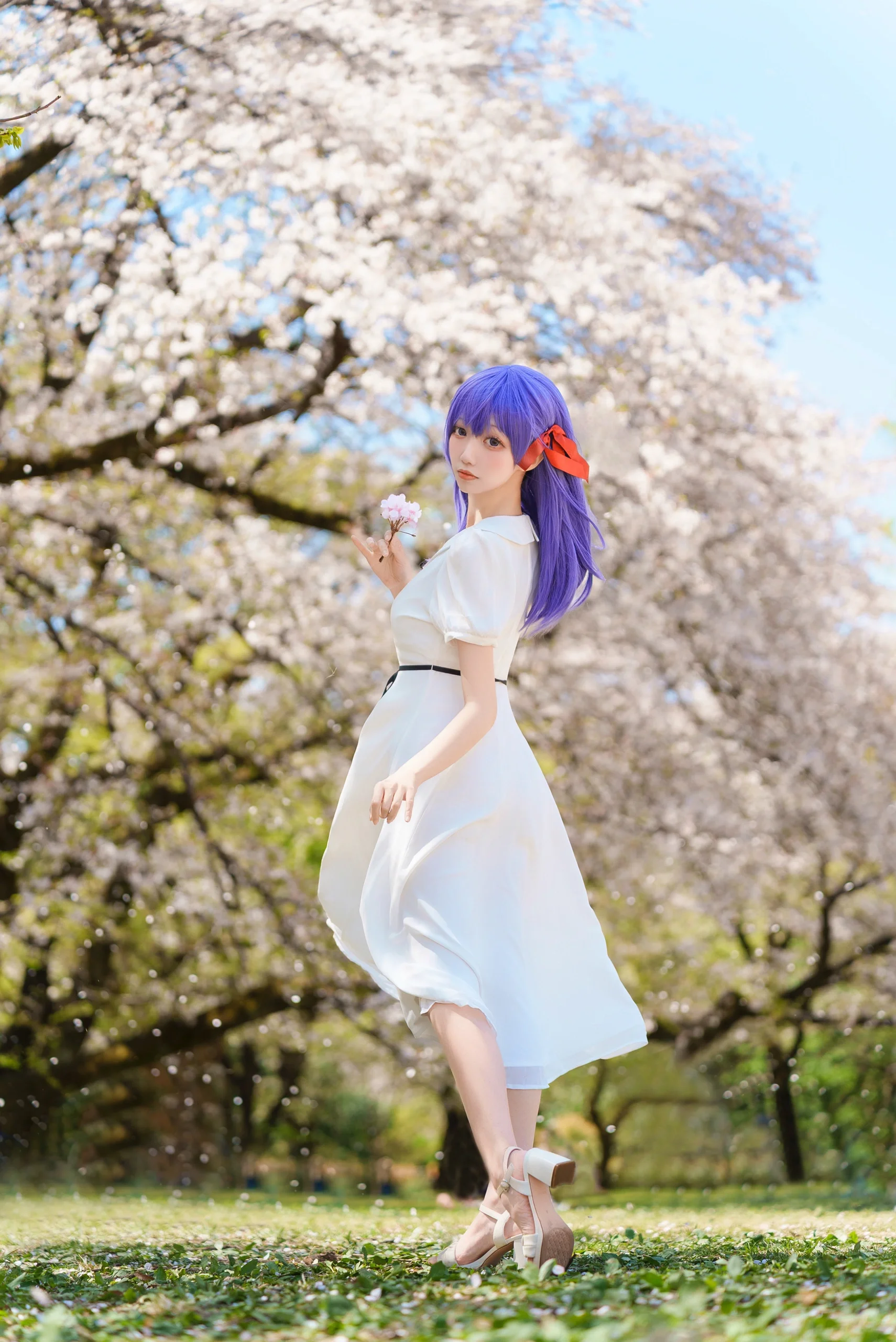 【间桐樱cos】在樱花盛开的季节与Fate系列里的她共度温柔时光 - 第9张