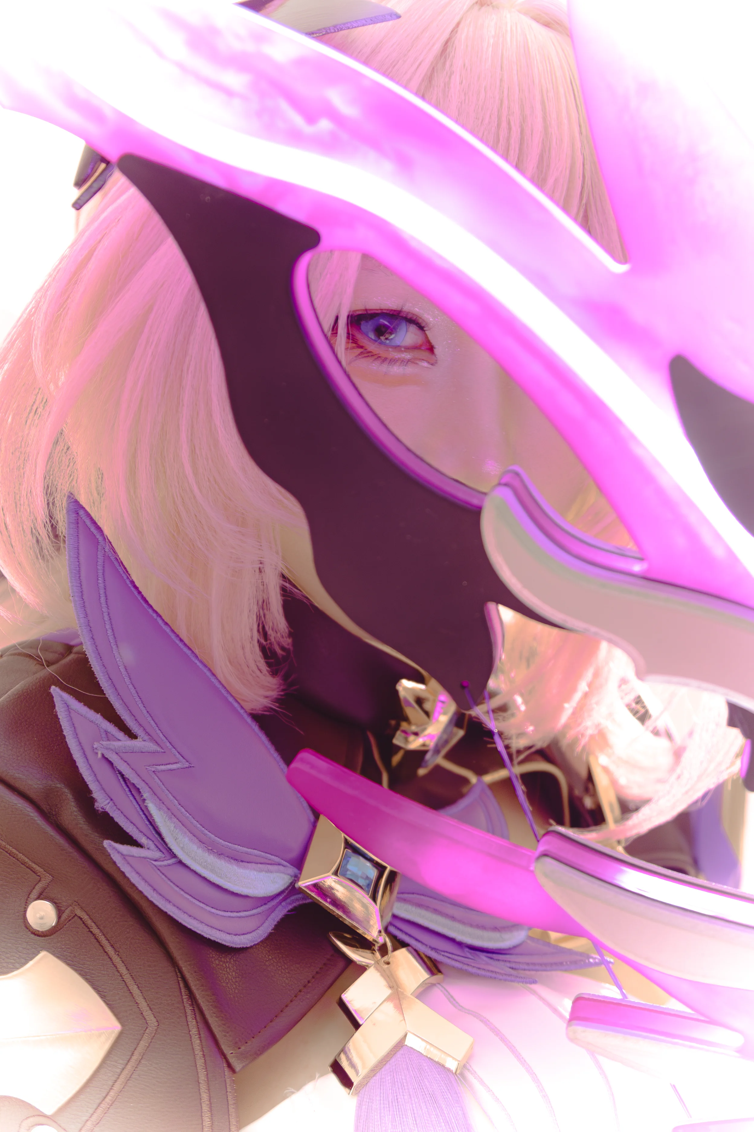【愛莉希雅cos】崩壞3裡的粉色妖精，捕捉鏡頭下的眼神