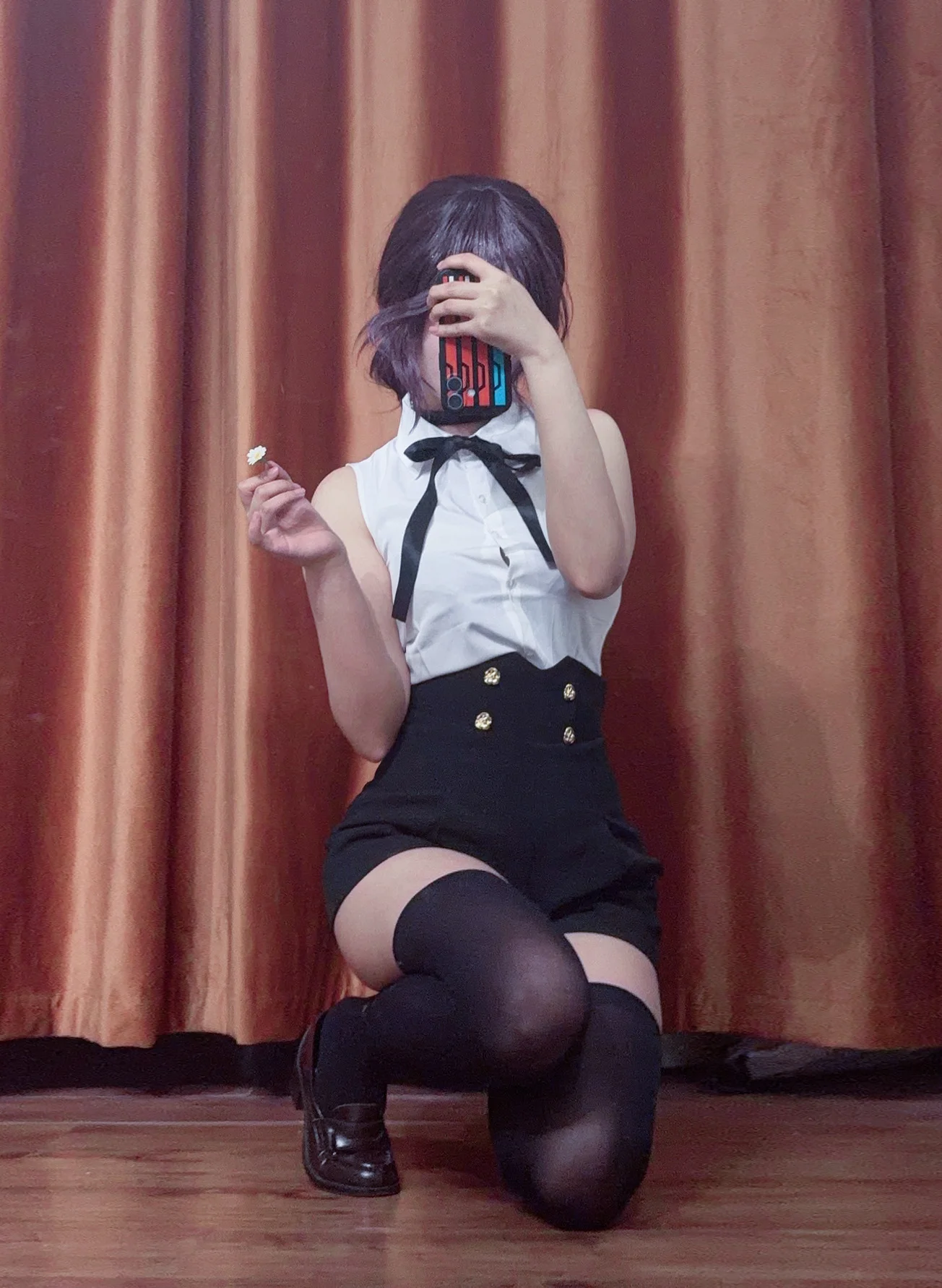 【蕾塞cos】电锯人里的紫发雏菊少女 - 第 1 张