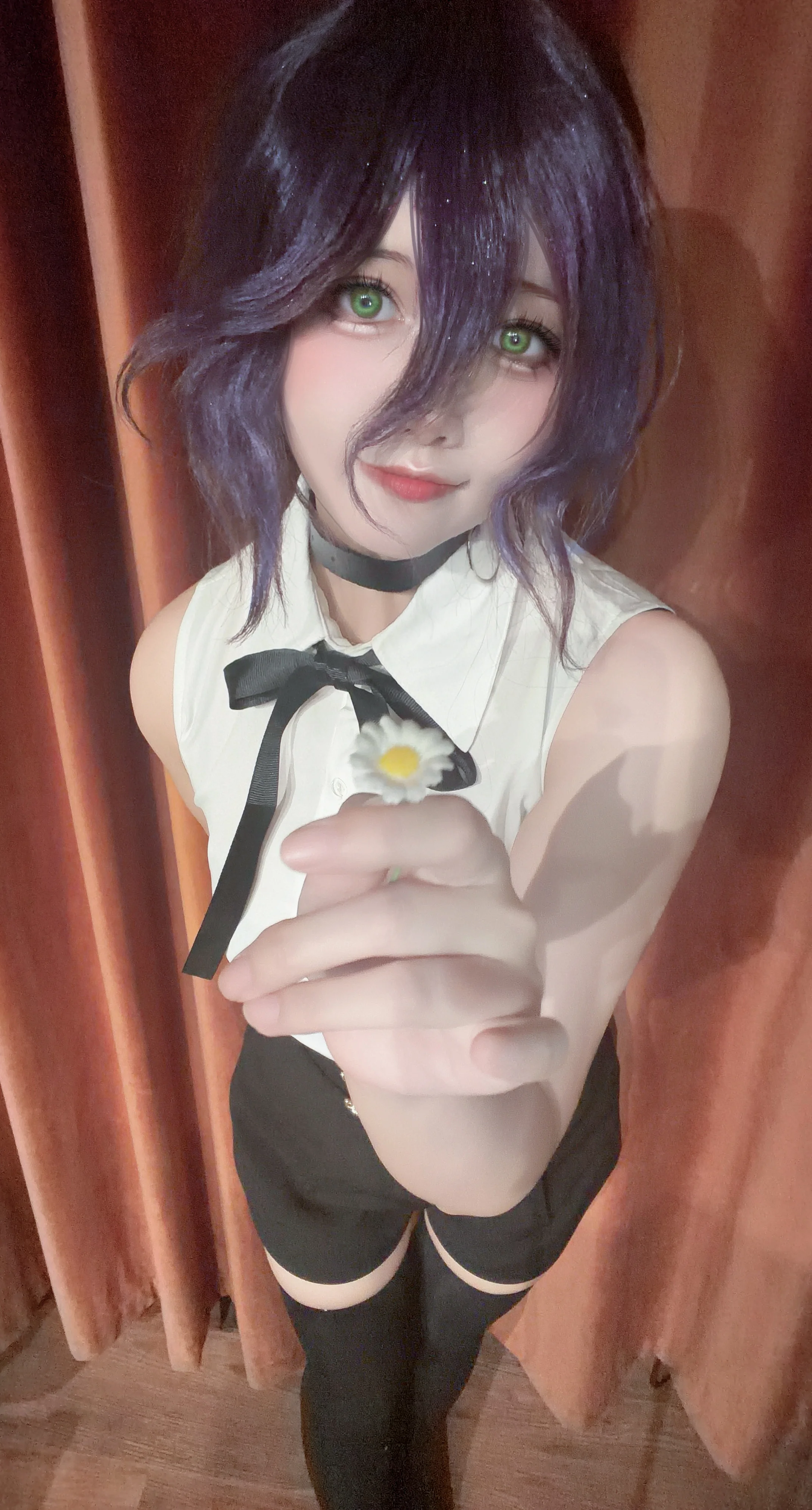 【蕾塞cos】电锯人里的紫发雏菊少女 - 第 2 张