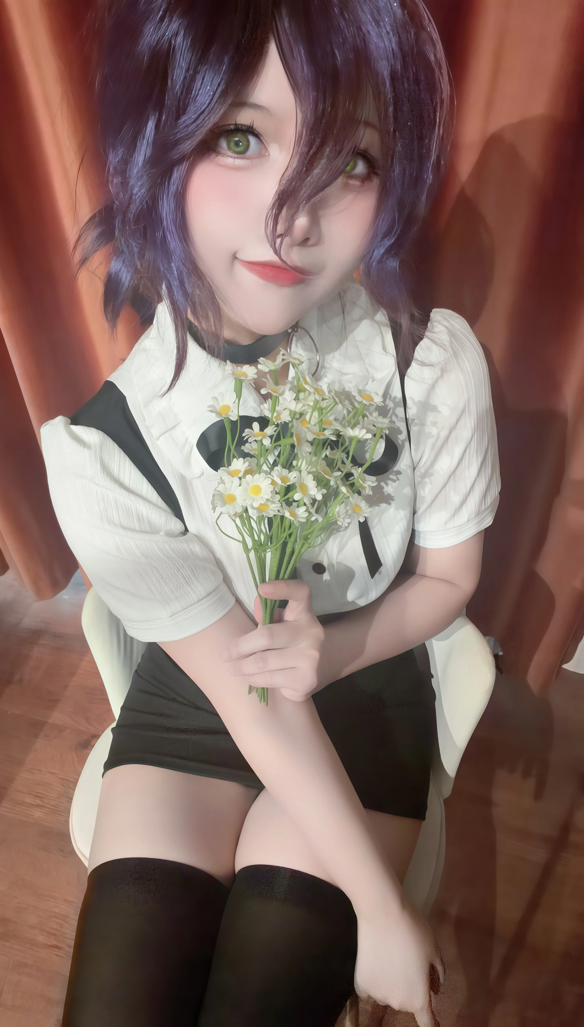 【蕾塞cos】电锯人里的紫发雏菊少女