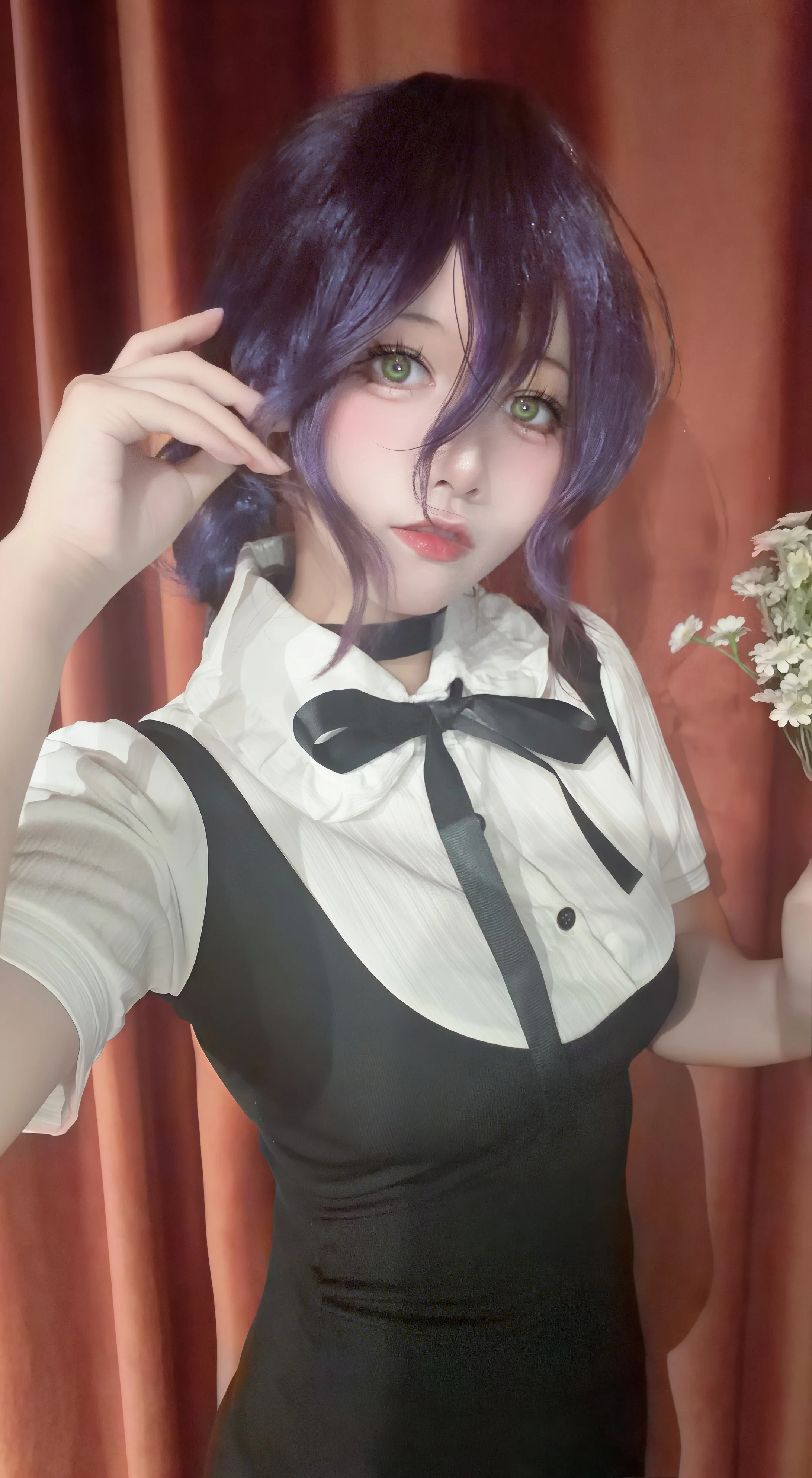 【蕾塞cos】电锯人里的紫发雏菊少女 - 第 6 张