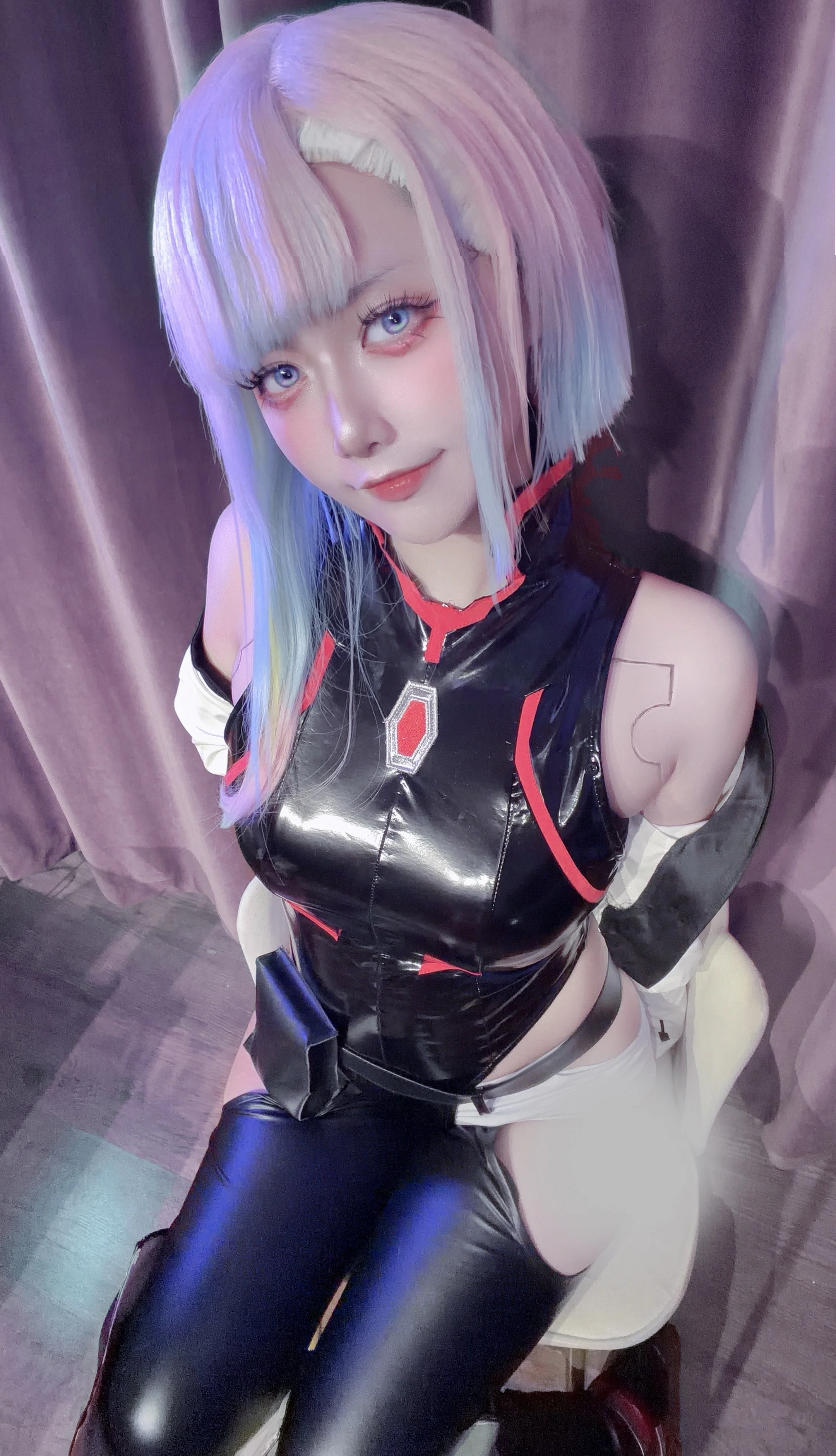 【露西cos】夜之城的月光，赛博朋克边缘行者的浪漫 - 第 3 张