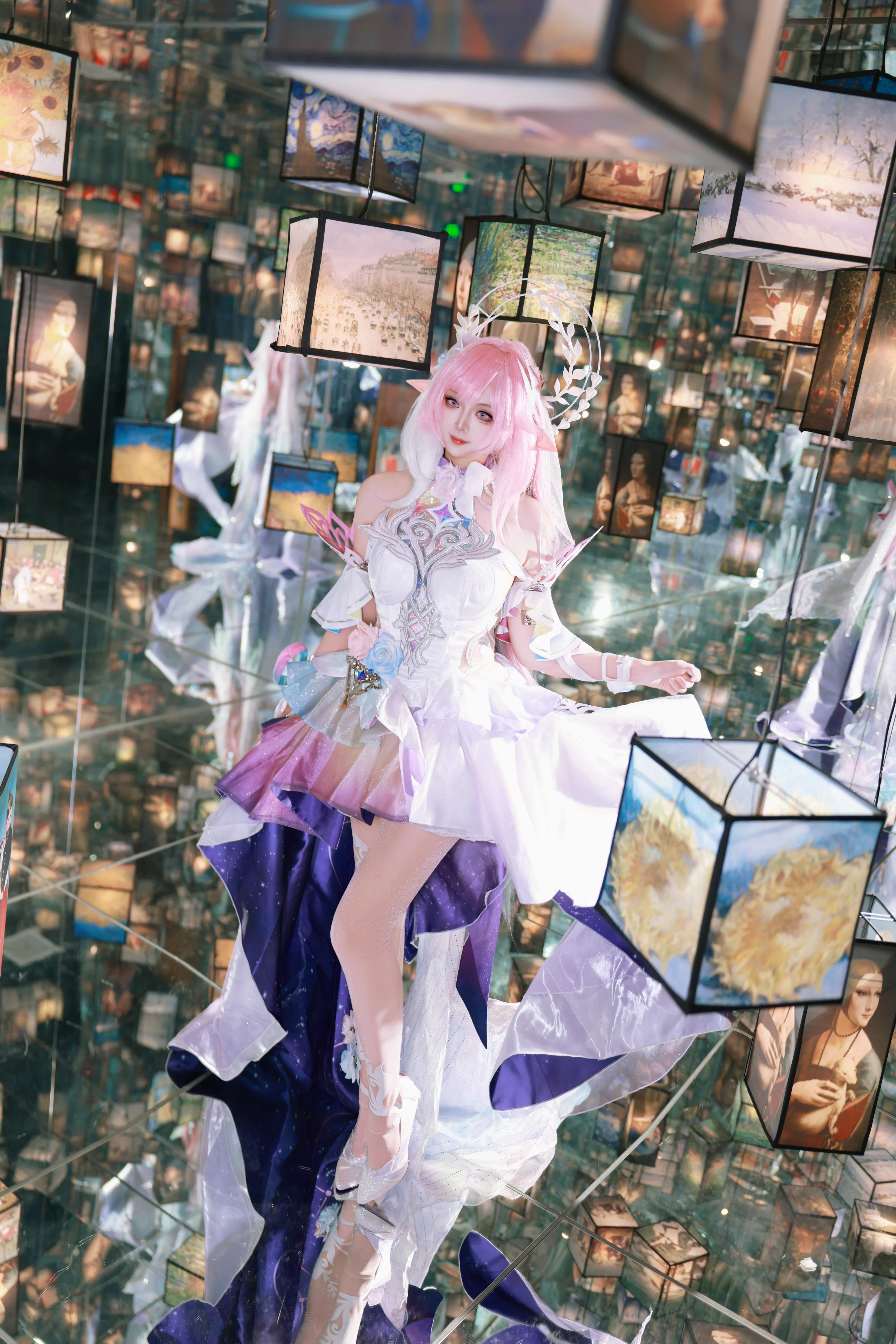 【昔漣cos】崩壞星穹鐵道里的天使漫步映象空間