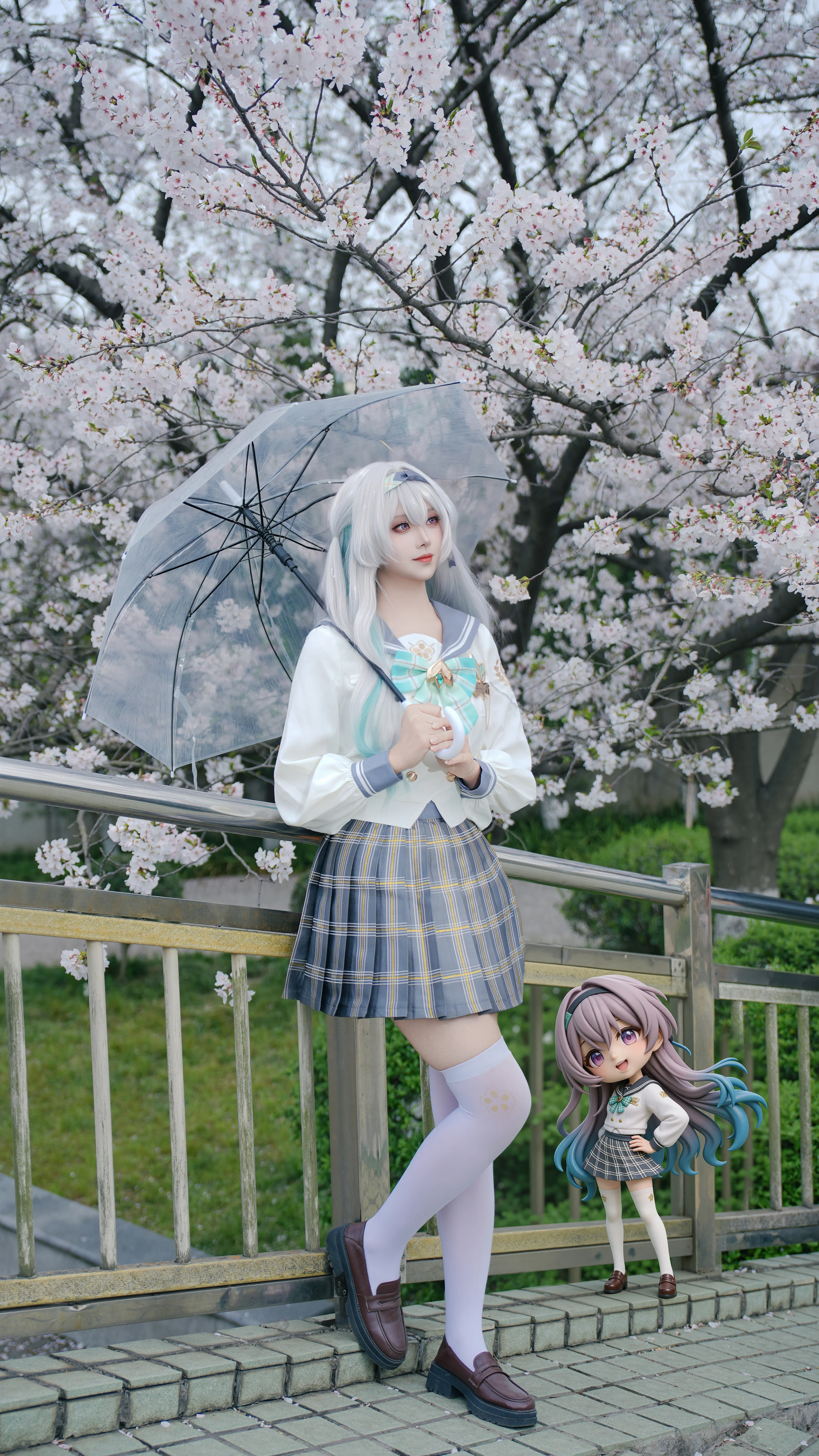 【流萤cos】樱花树下的春日校园漫步 - 第 2 张