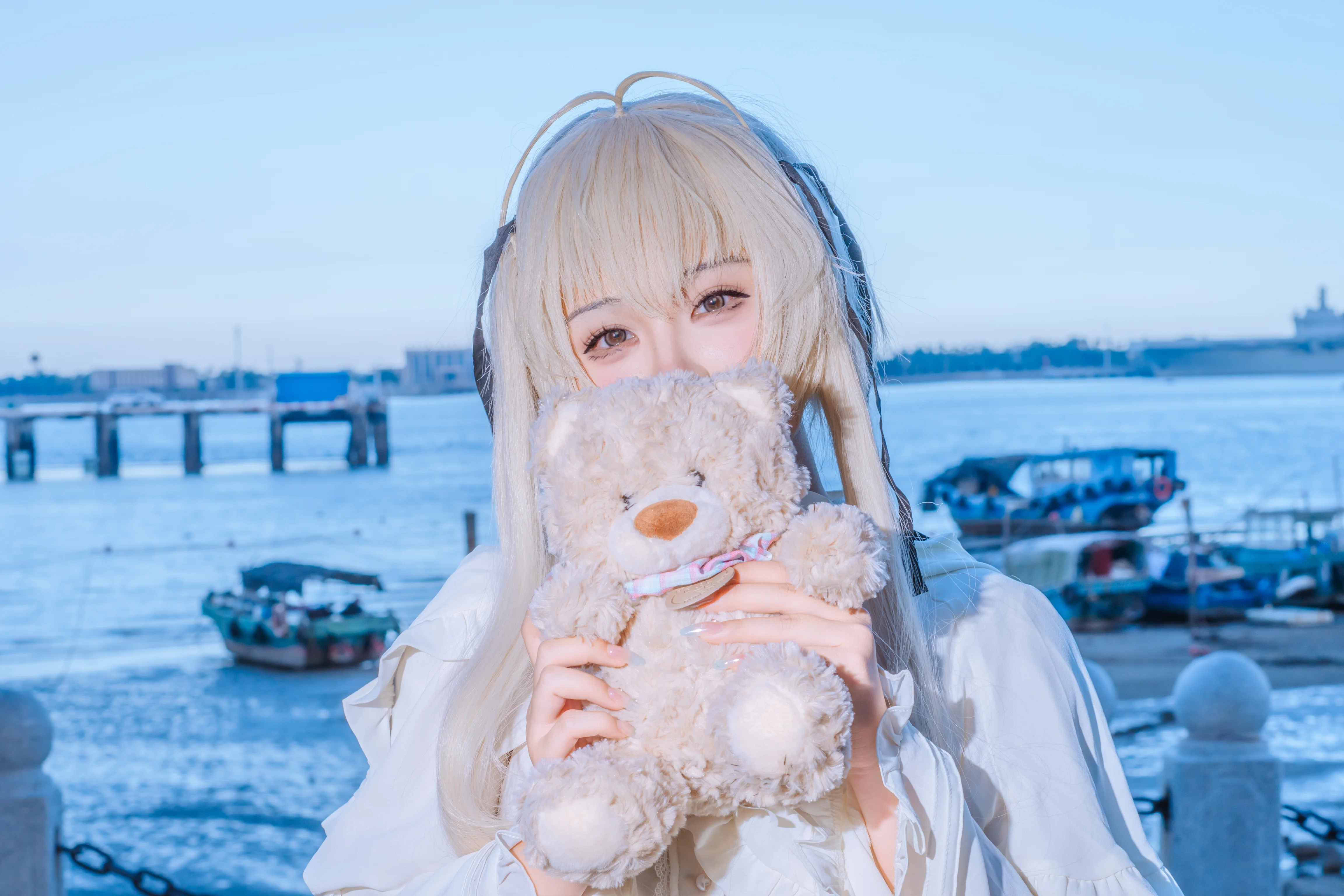 【穹妹cos】缘之空的海边，那份执着与眷恋