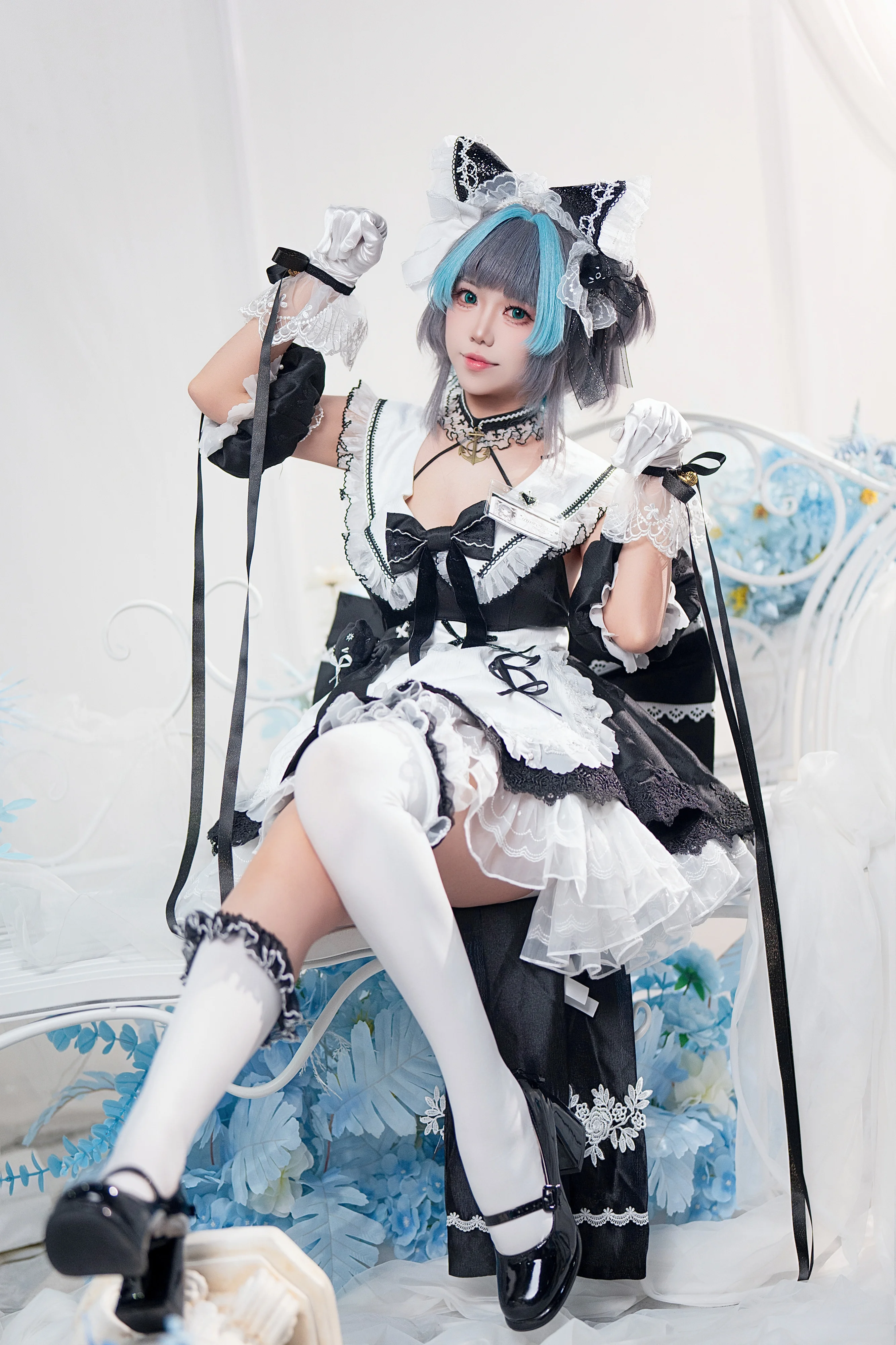 【柴郡cos】碧藍航線的貓系女僕，水手領的甜美瞬間 - 第 2 張