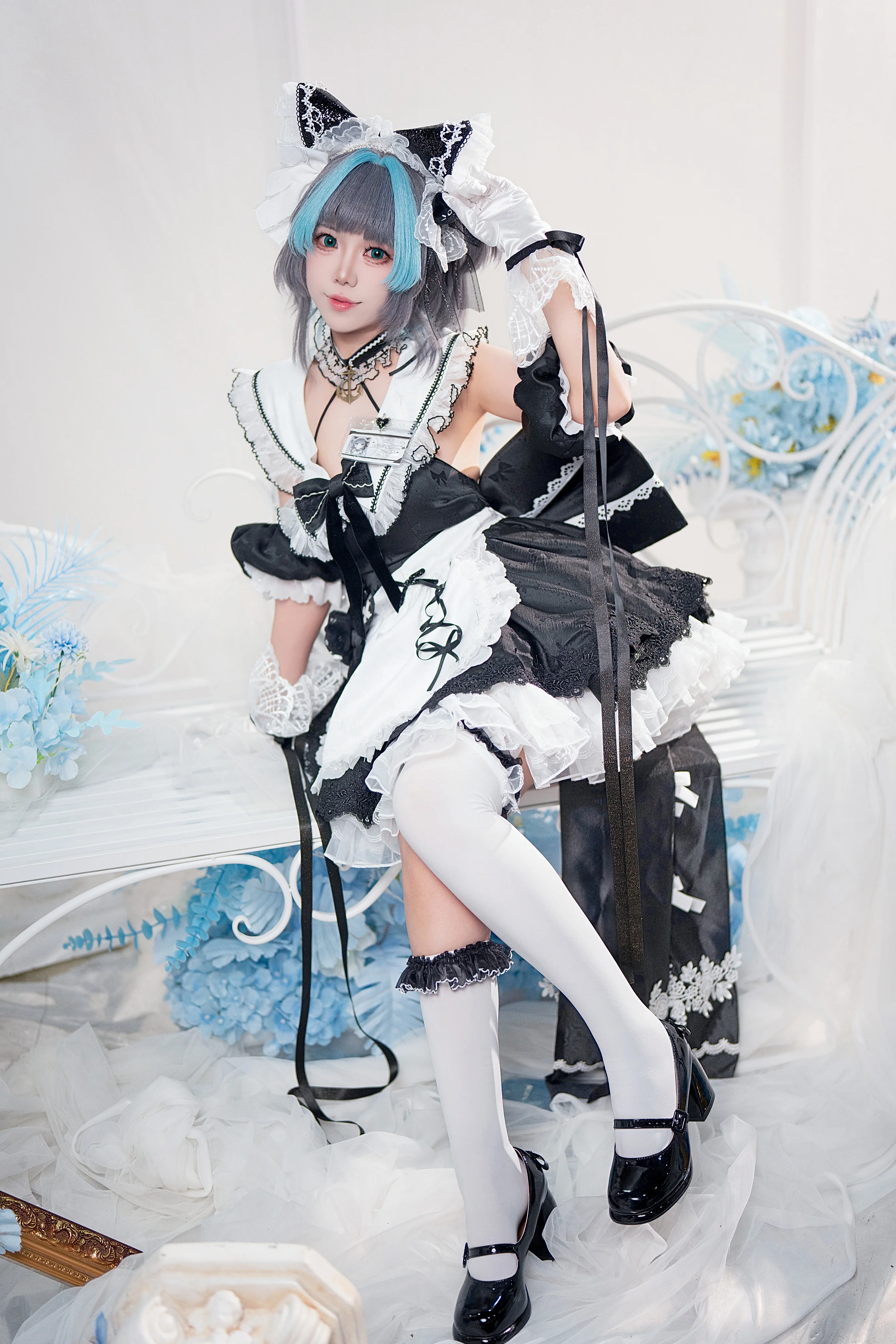 【柴郡cos】碧藍航線的貓系女僕，水手領的甜美瞬間 - 第 3 張