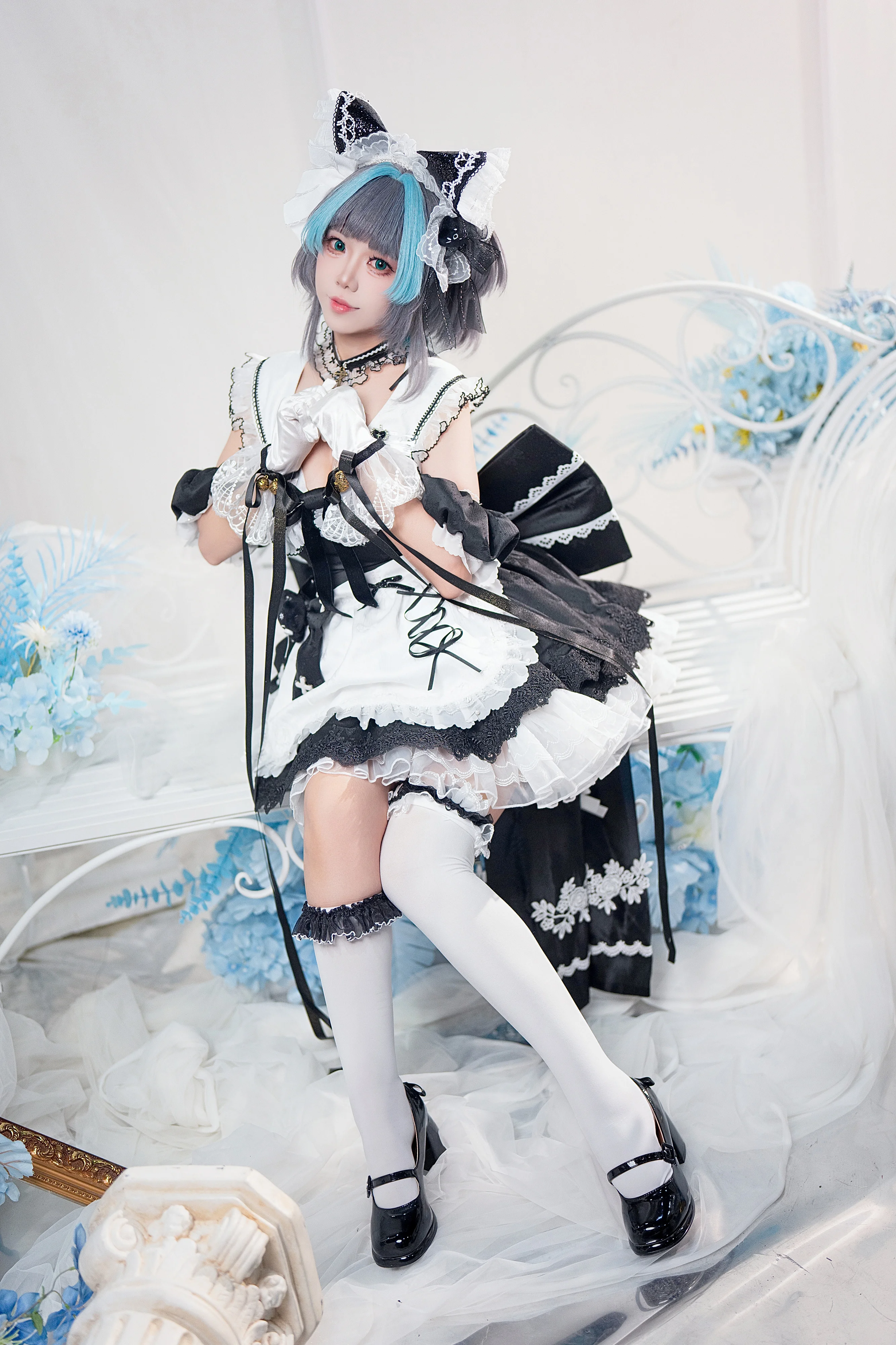 【柴郡cos】碧藍航線的貓系女僕，水手領的甜美瞬間 - 第 5 張