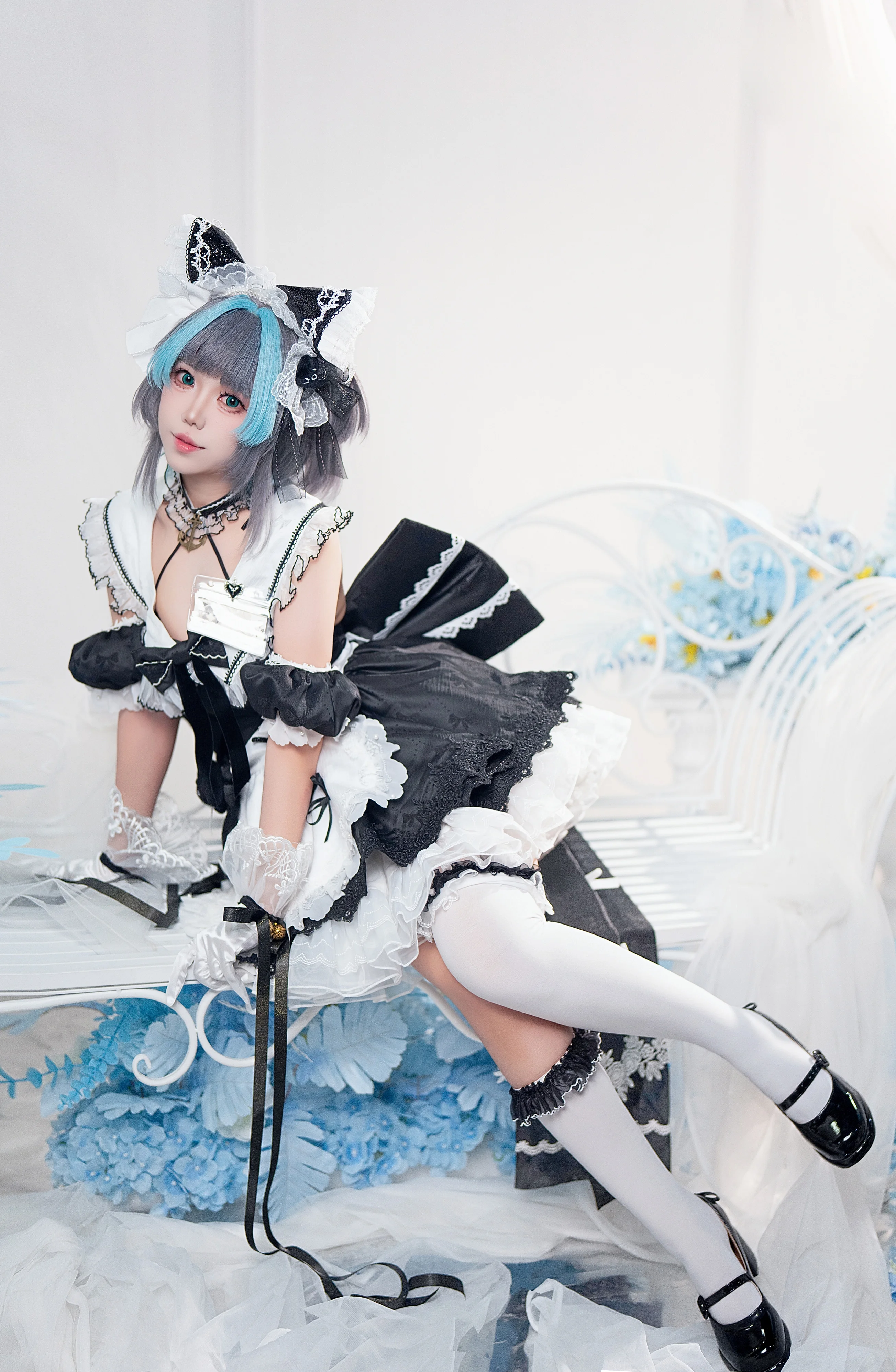 【柴郡cos】碧藍航線的貓系女僕，水手領的甜美瞬間 - 第 6 張