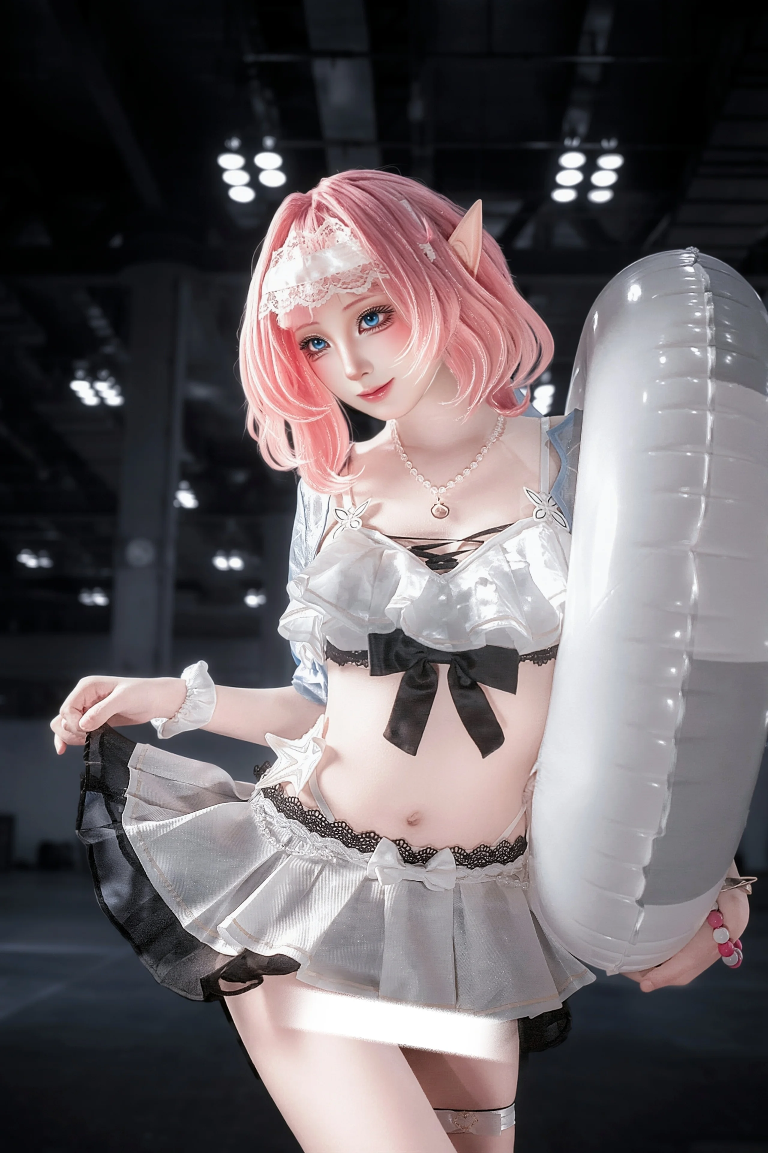 【爱莉希雅cos】崩坏三粉色妖精的泳装现场 - 第 2 张