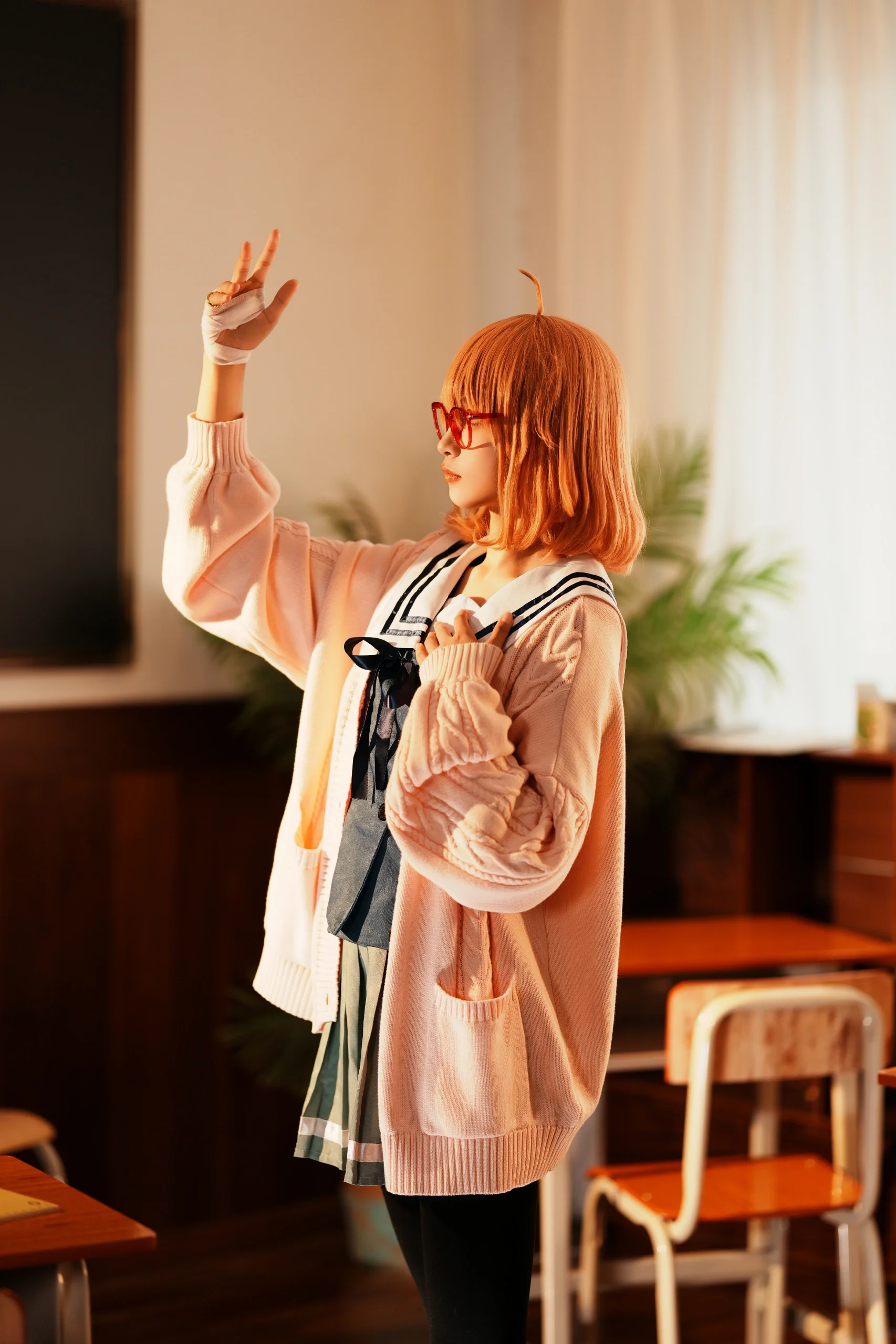 【栗山未来コスプレ】教室で切り取った「境界の彼方」の日常 - 8 枚目