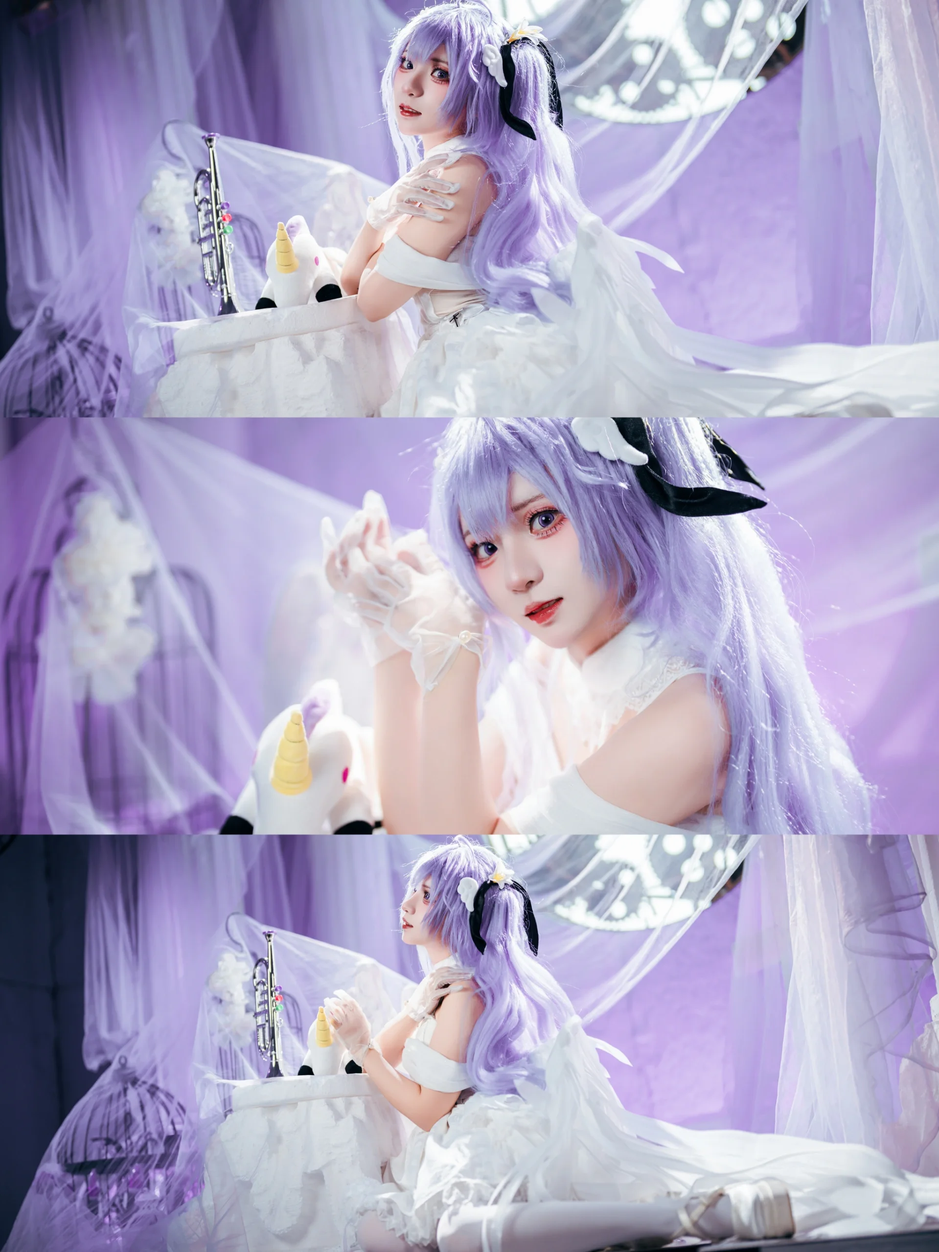 【獨角獸cos】碧藍航線的純白之光，獨角獸的午後夢境 - 第 2 張