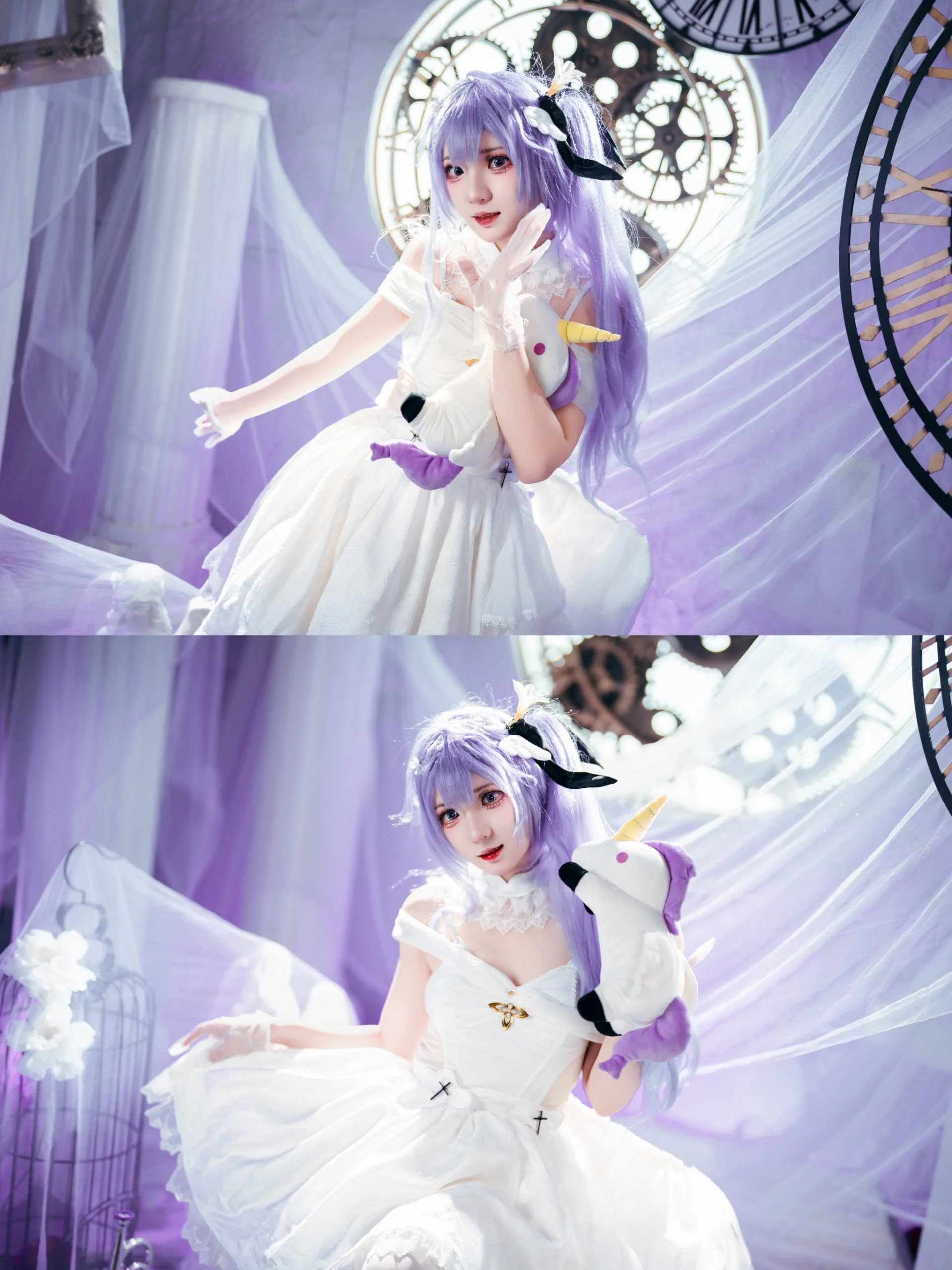 【獨角獸cos】碧藍航線的純白之光，獨角獸的午後夢境 - 第 3 張
