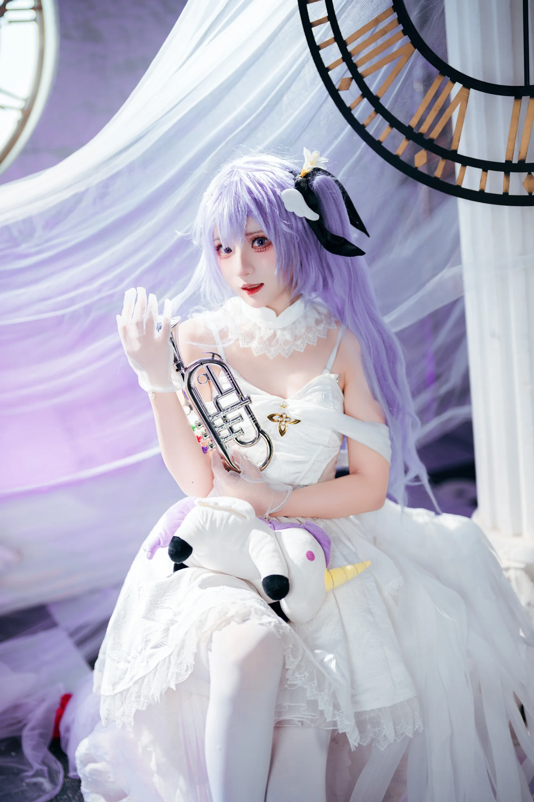 【獨角獸cos】碧藍航線的純白之光，獨角獸的午後夢境 - 第 5 張