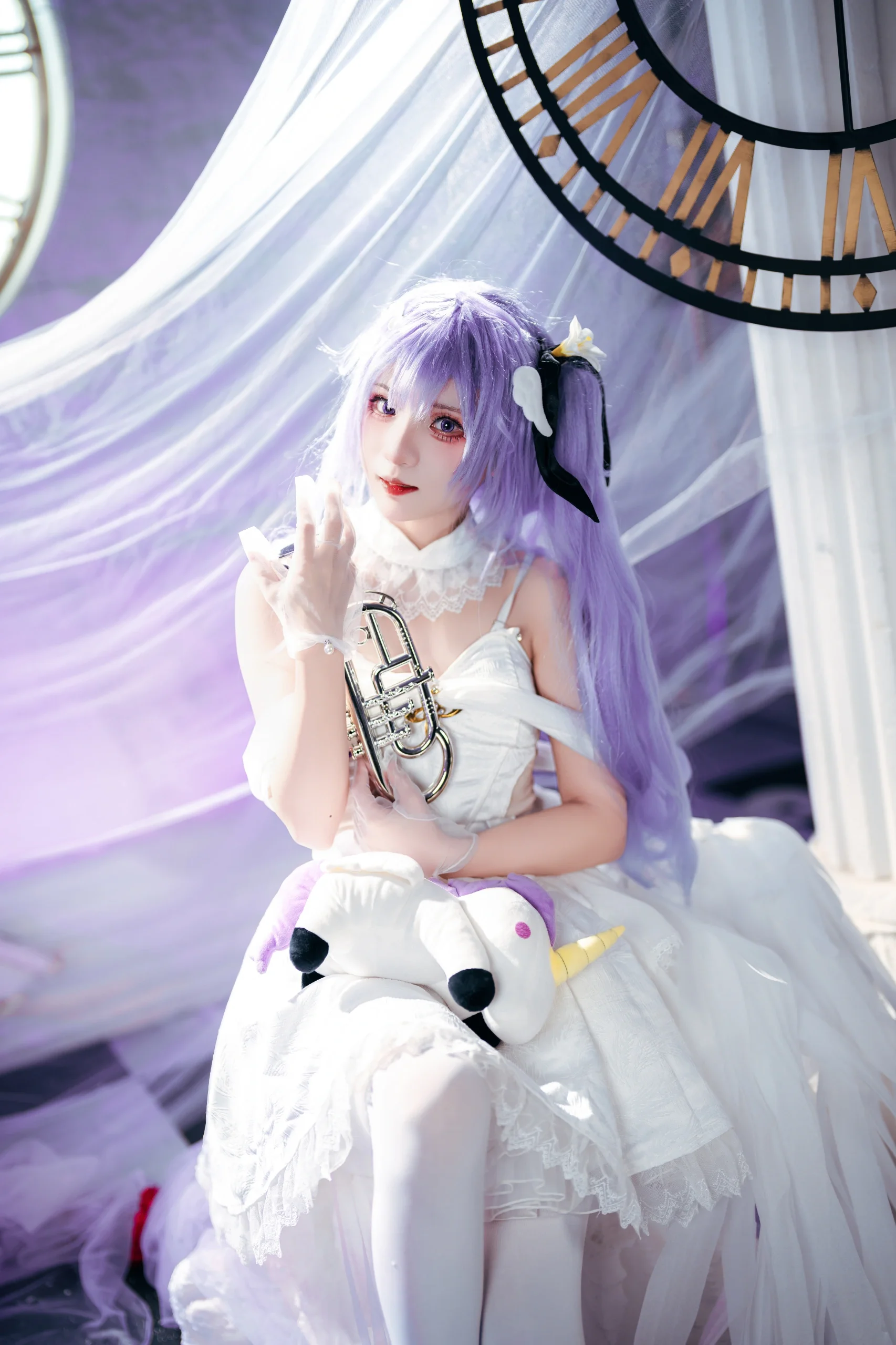 【獨角獸cos】碧藍航線的純白之光，獨角獸的午後夢境 - 第 6 張