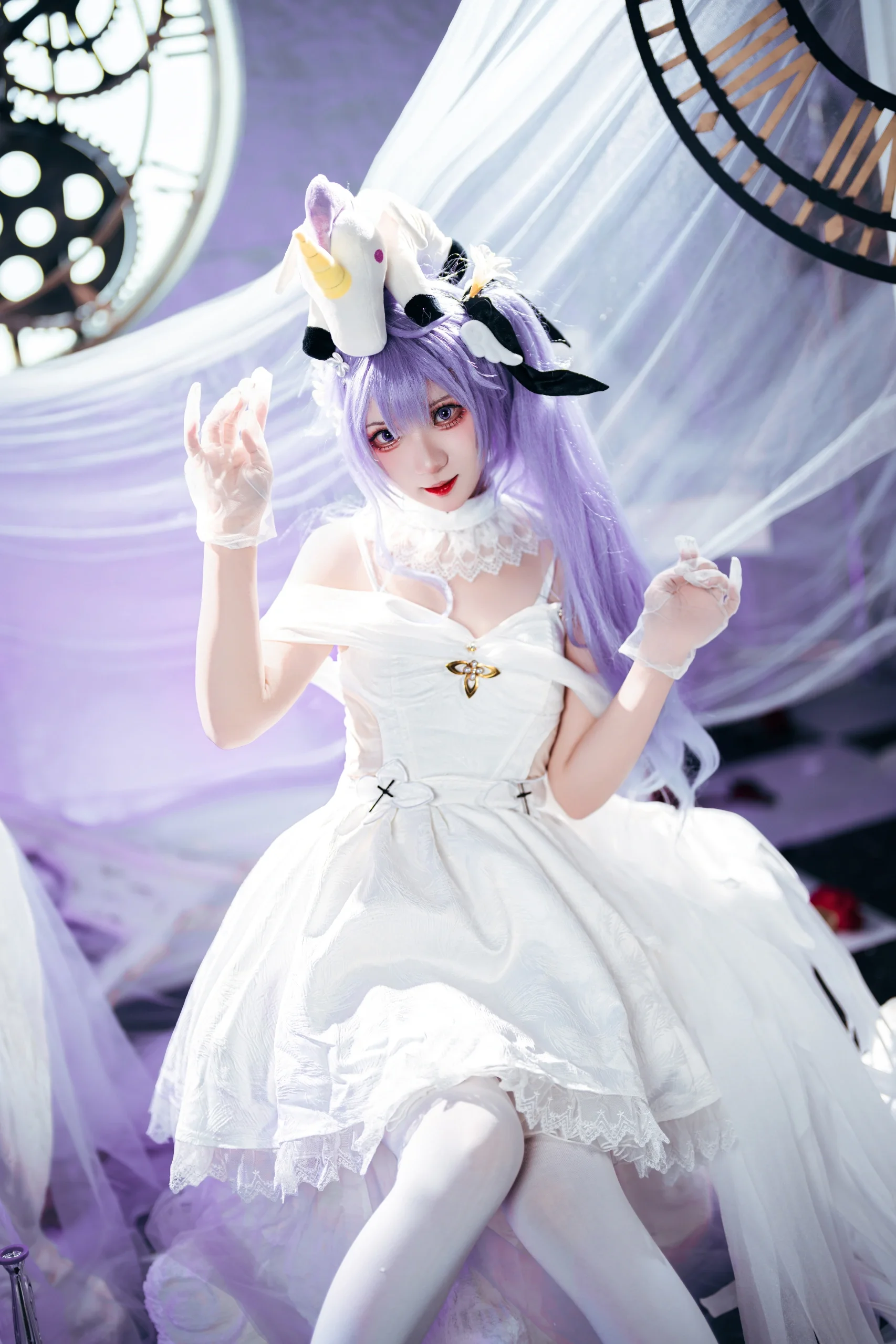 【獨角獸cos】碧藍航線的純白之光，獨角獸的午後夢境 - 第 7 張