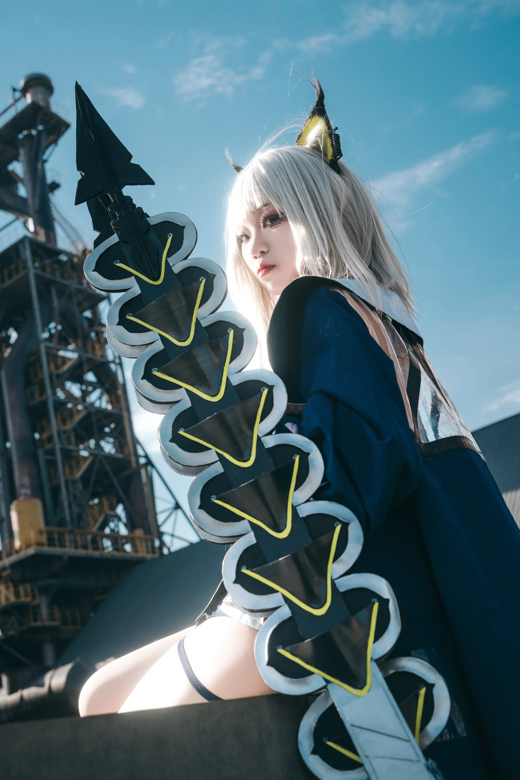 【凯尔希cos】重工业废墟里的凯尔希外景记录 - 第 10 张