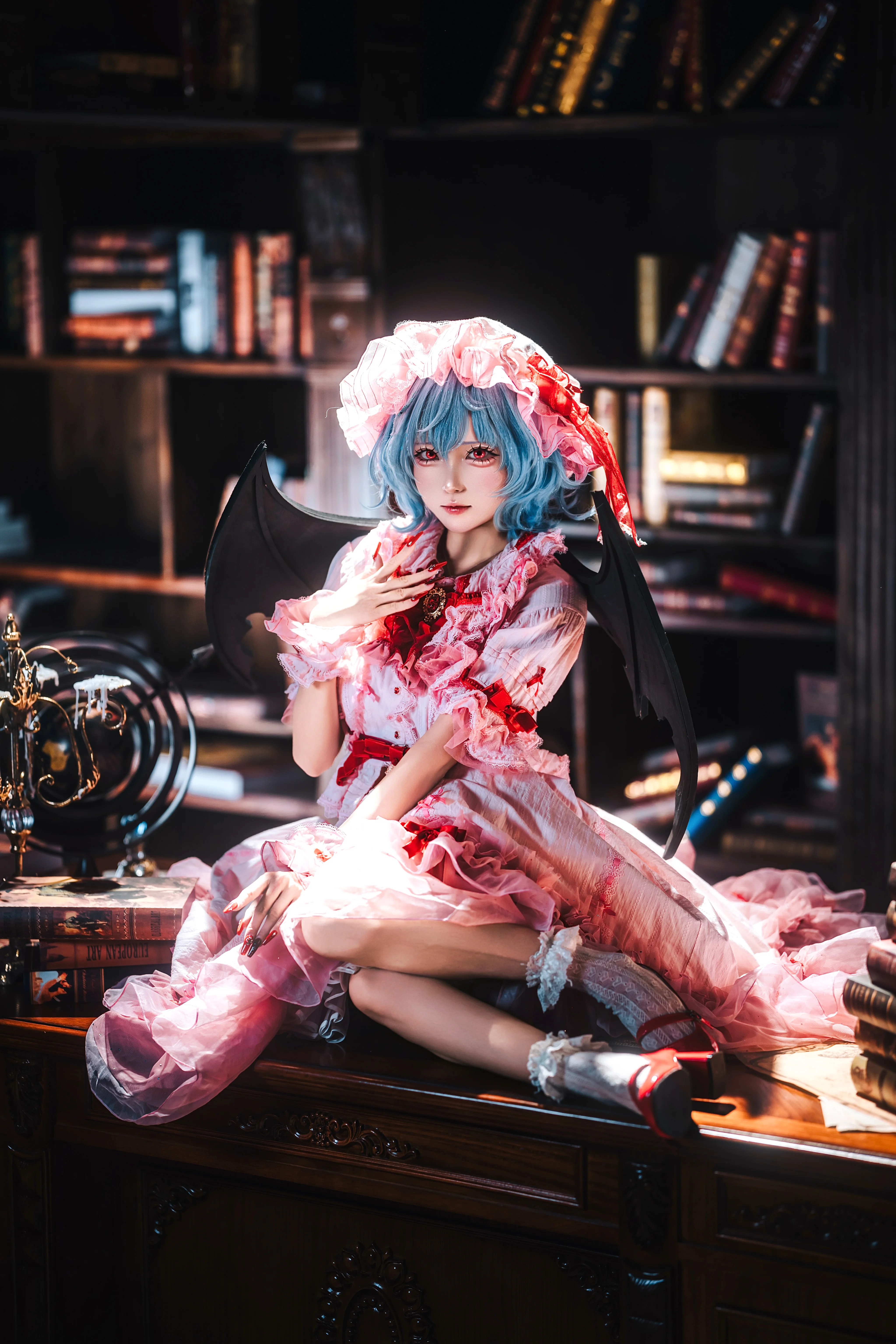 【蕾米莉亚cos】红魔馆的主人，吸血鬼之夜降临 - 第 1 张
