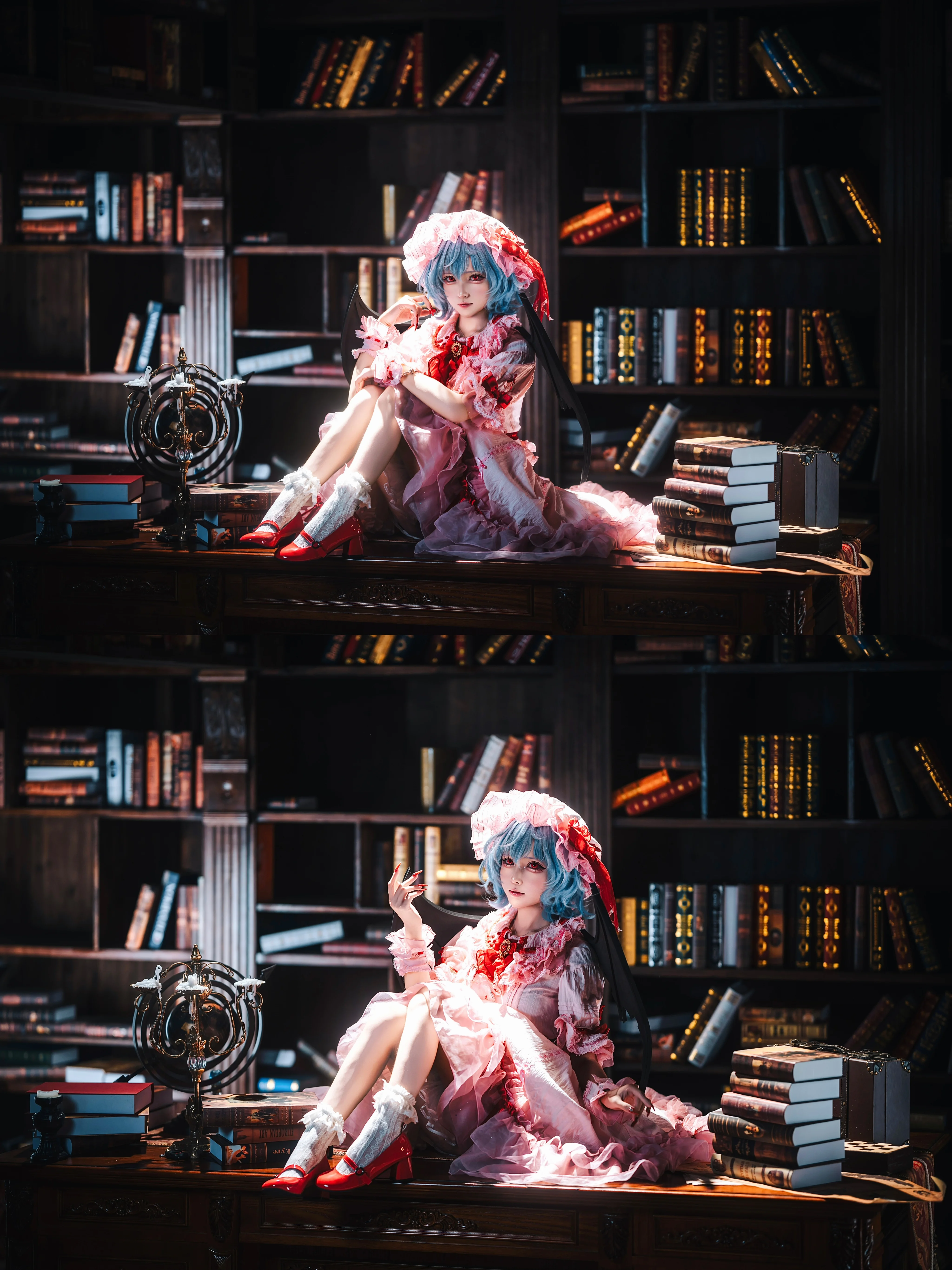 【蕾米莉亚cos】红魔馆的主人，吸血鬼之夜降临