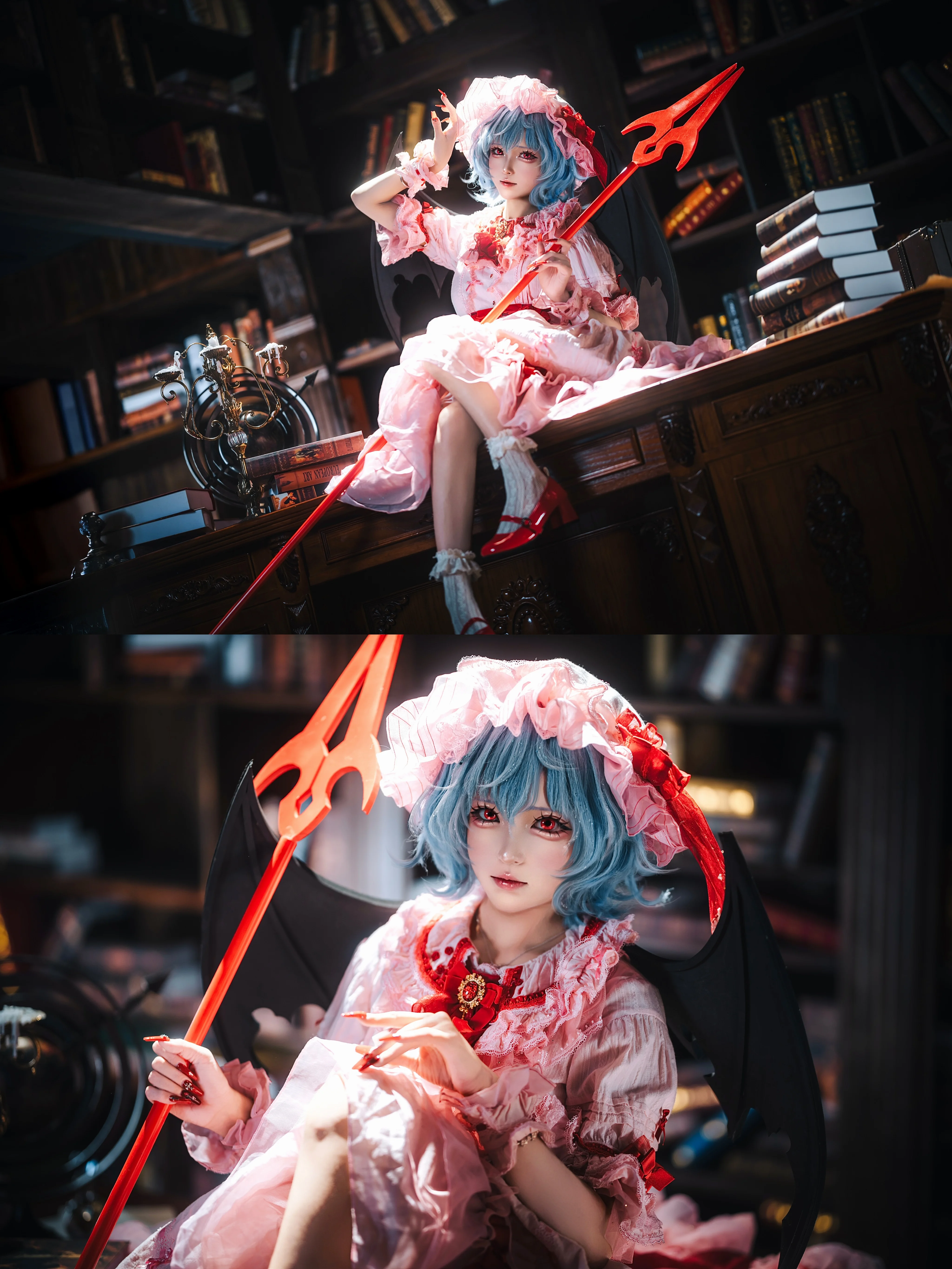 【蕾米莉亚cos】红魔馆的主人，吸血鬼之夜降临 - 第 7 张