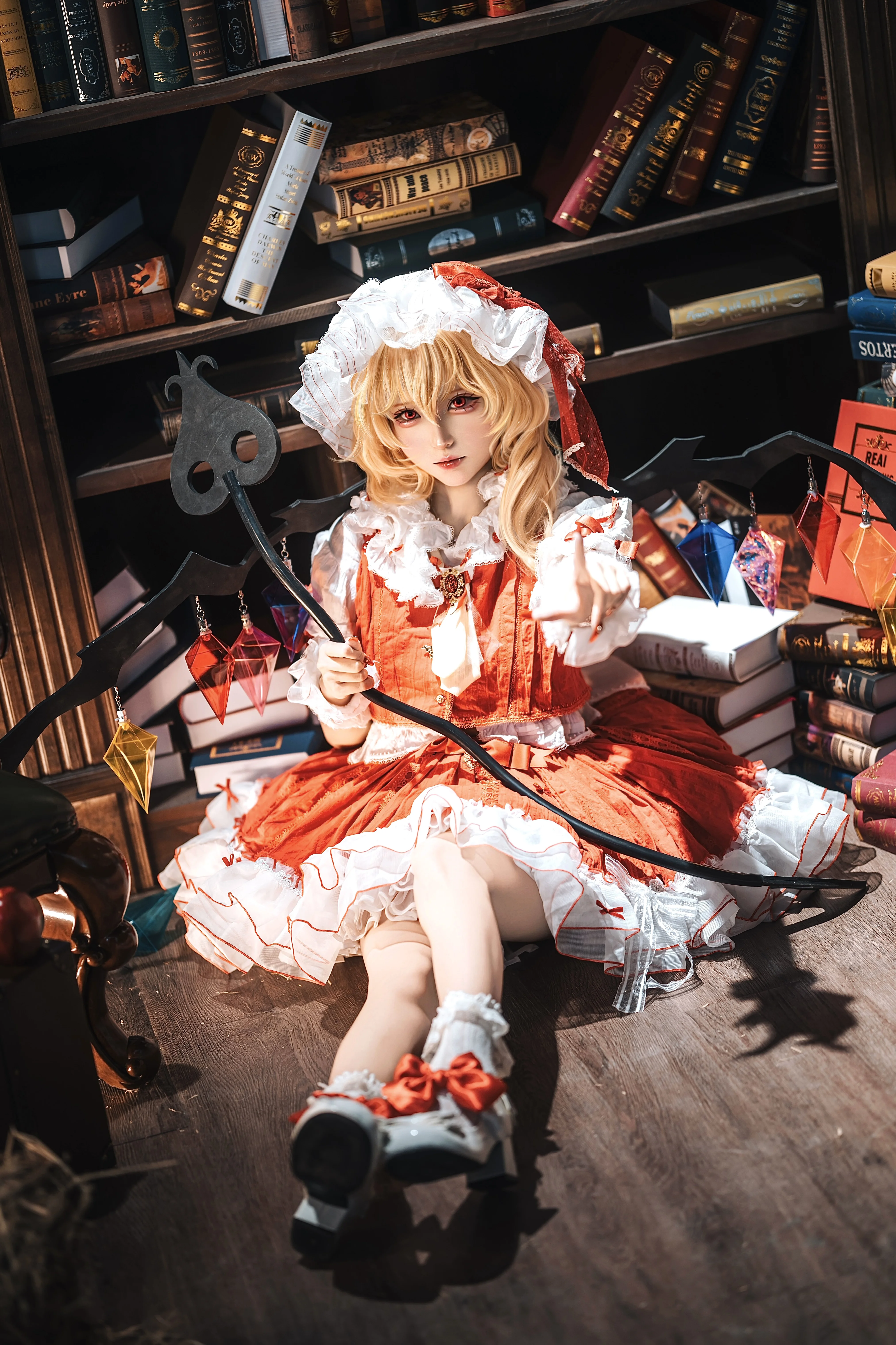 【芙兰朵露cos】东方Project恶魔之妹的专属书房 - 第 2 张