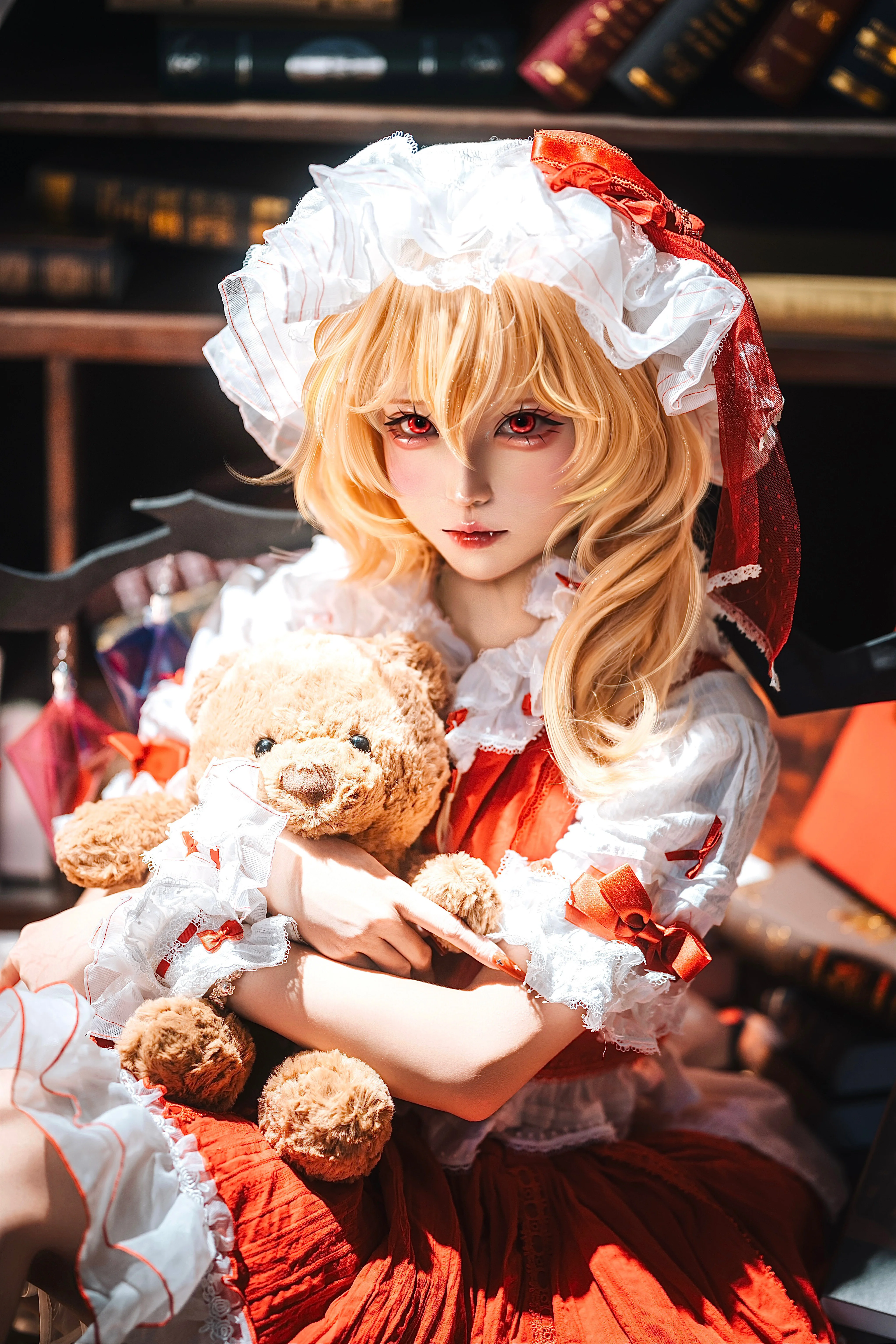 【芙兰朵露cos】东方Project恶魔之妹的专属书房 - 第 3 张