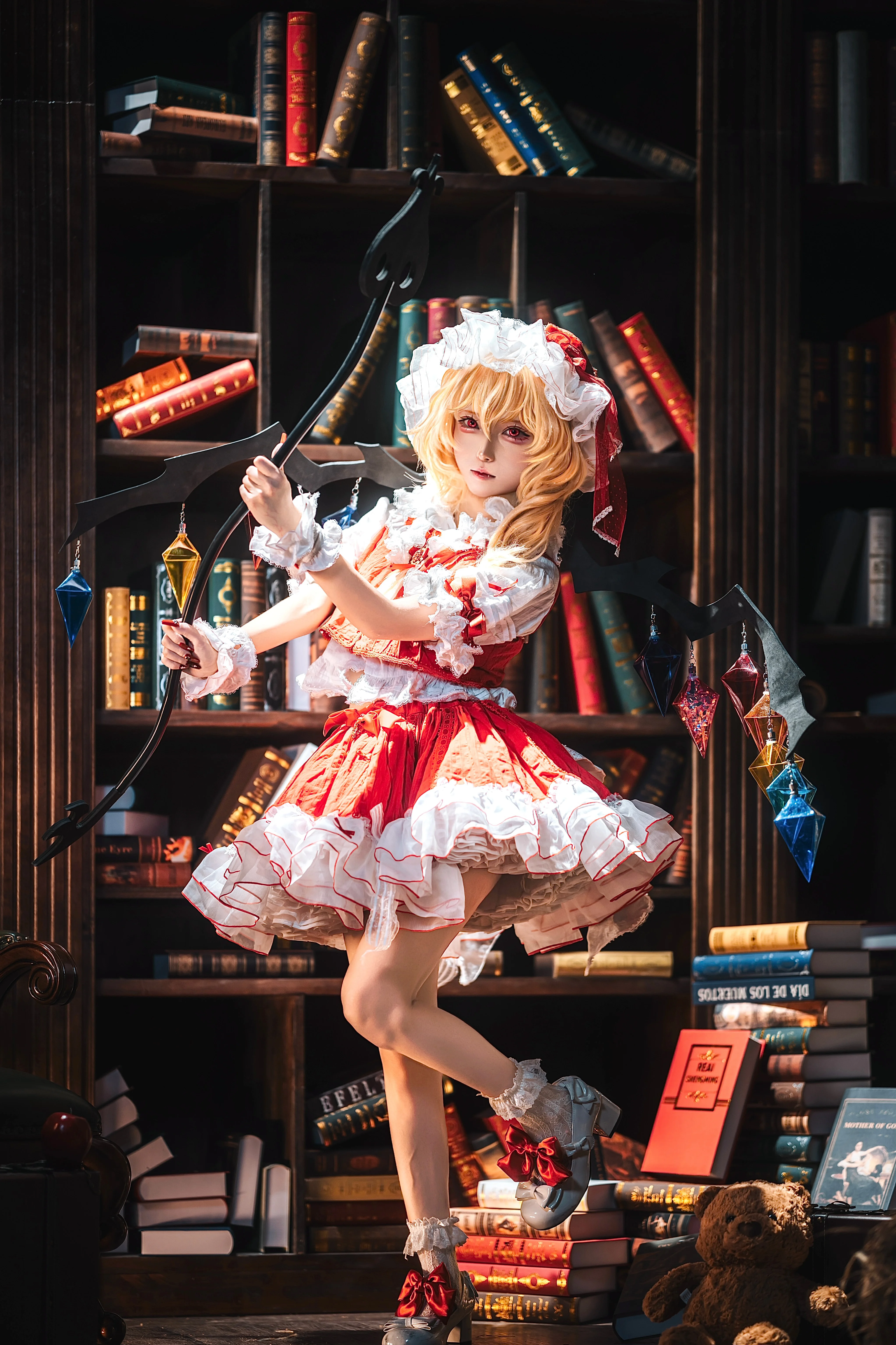 【芙兰朵露cos】东方Project恶魔之妹的专属书房