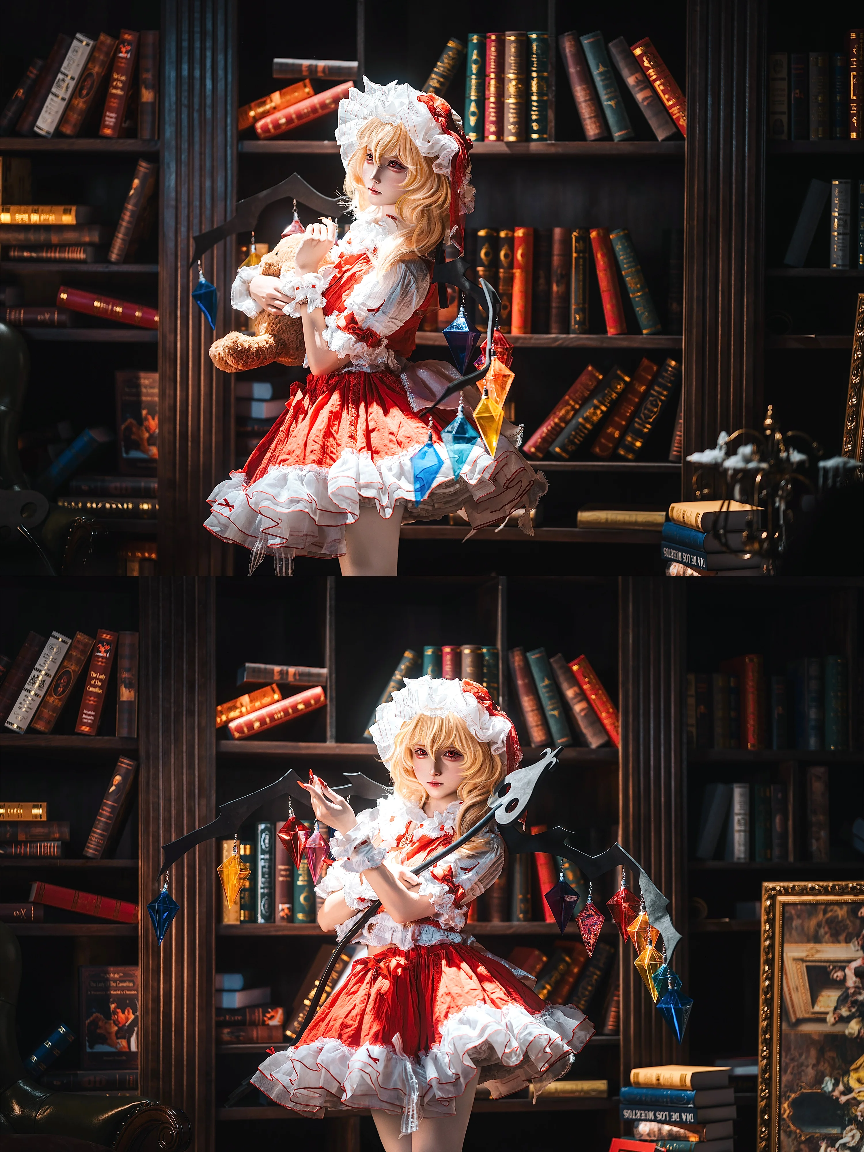 【芙兰朵露cos】东方Project恶魔之妹的专属书房 - 第 7 张