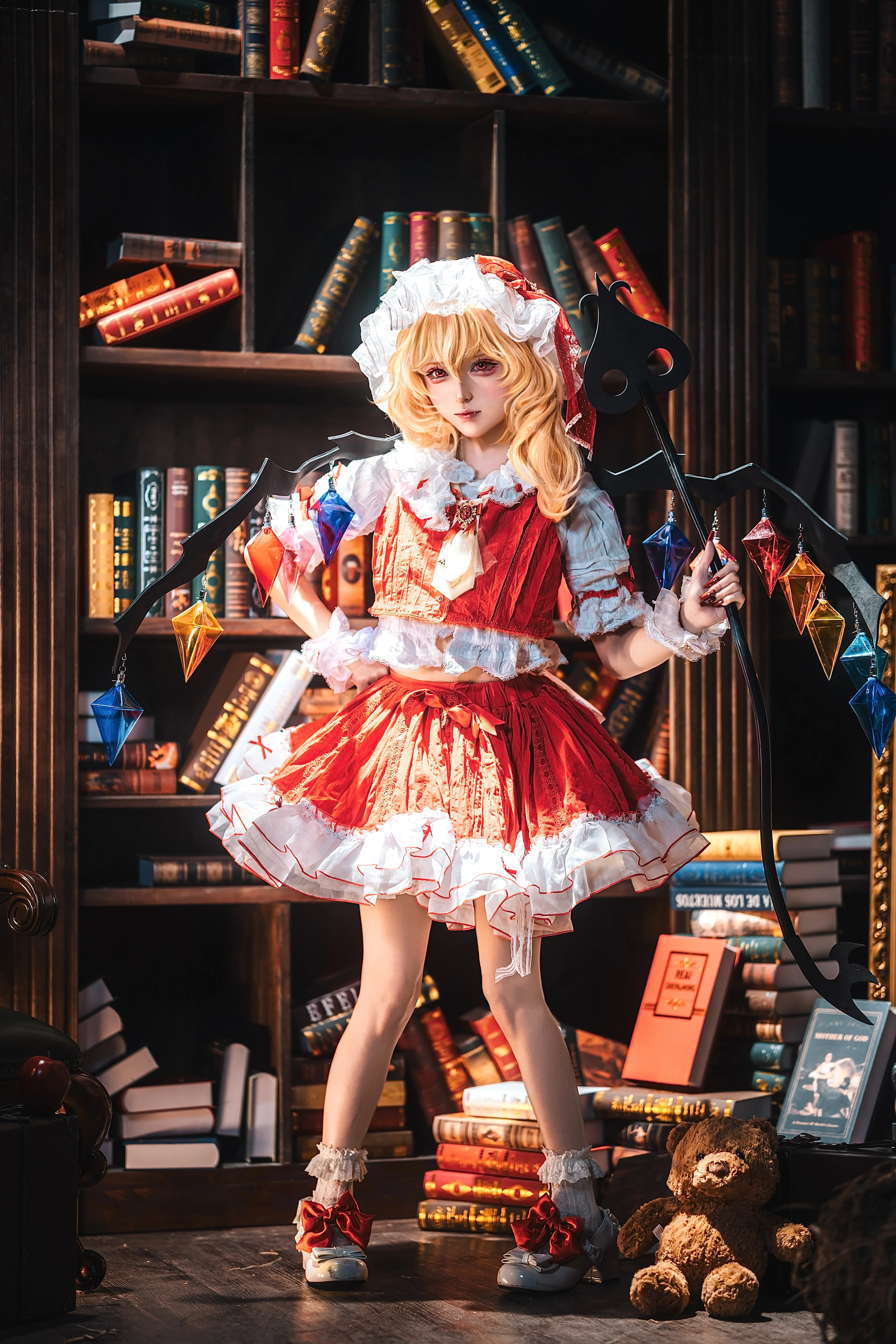【芙兰朵露cos】东方Project恶魔之妹的专属书房 - 第 8 张